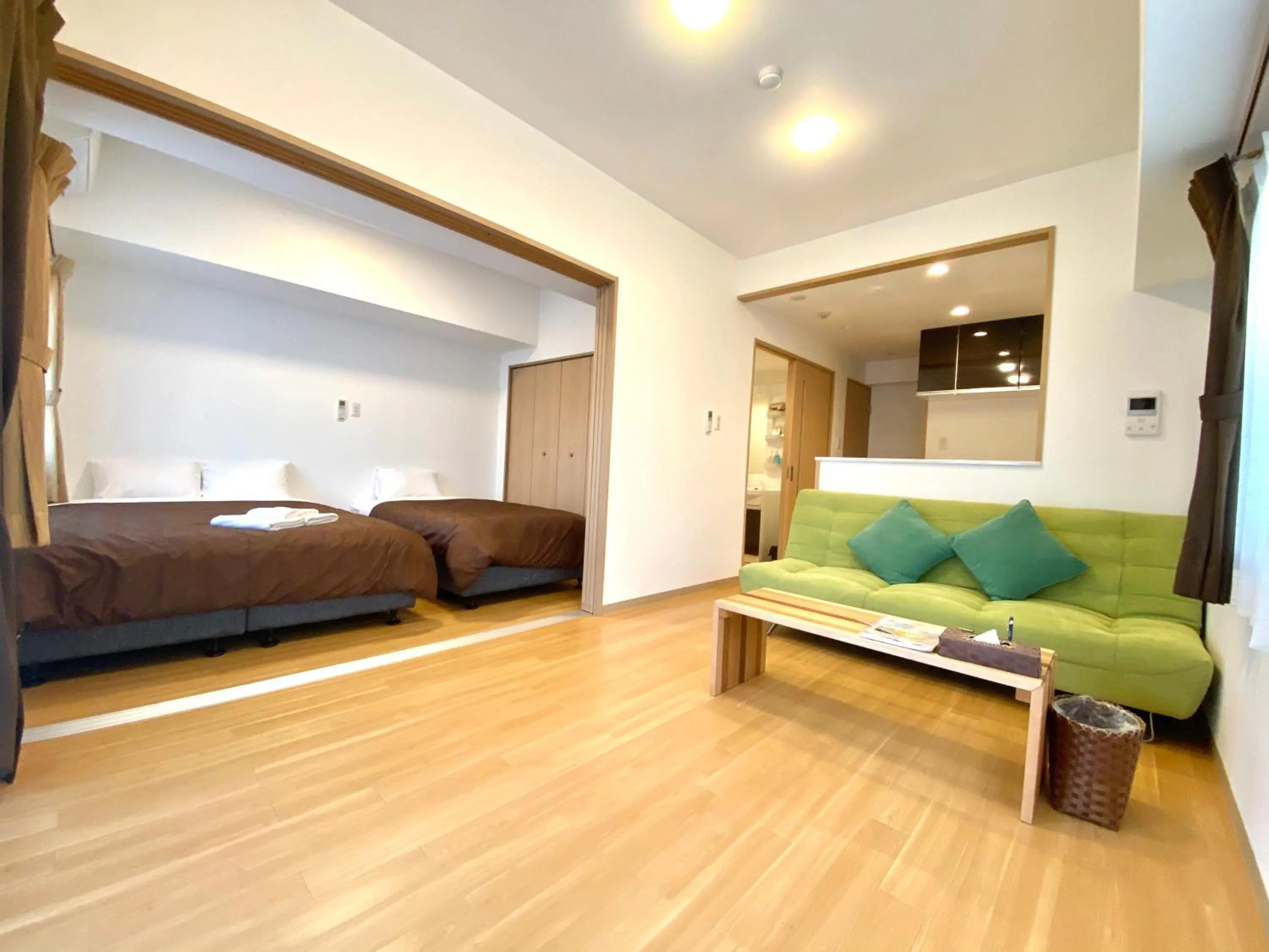 Living room in M´s Stay Okinawa