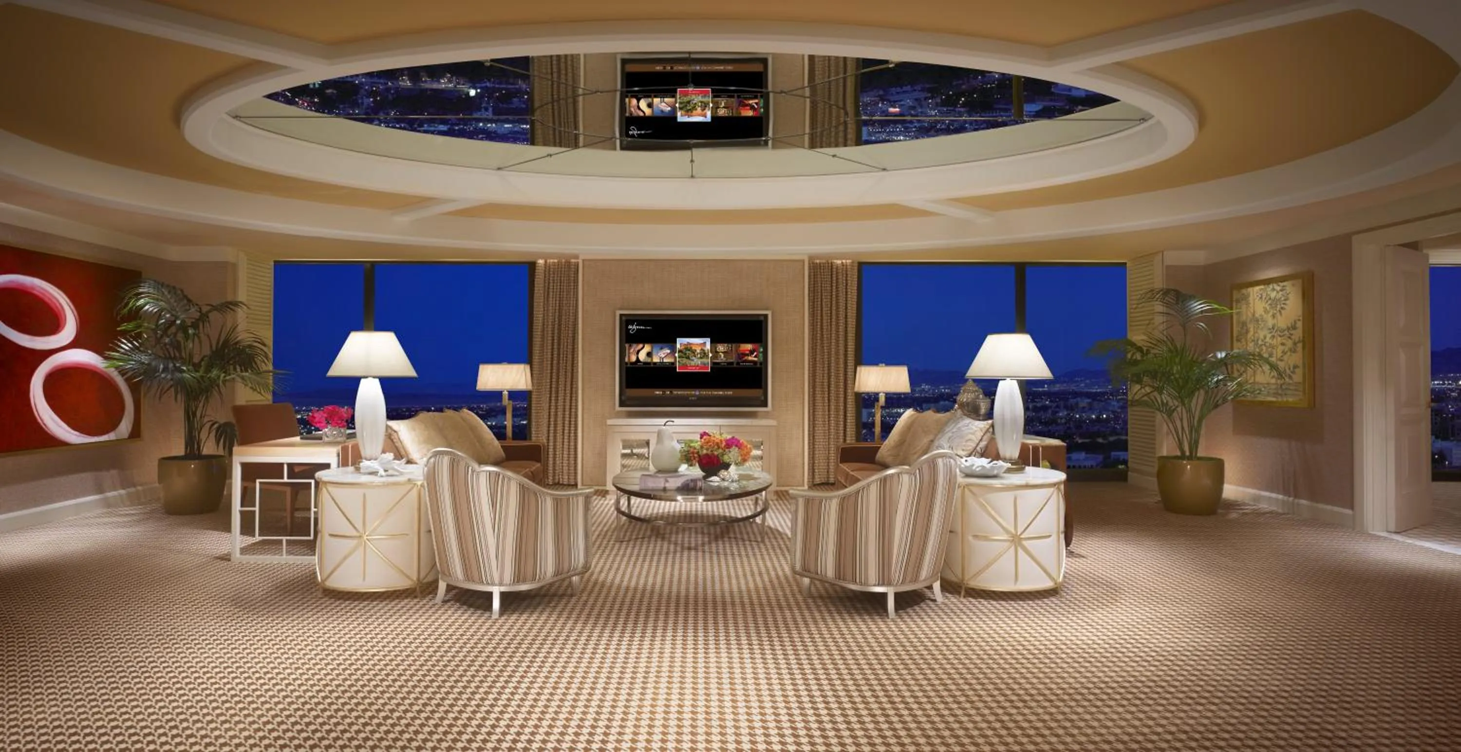 Communal lounge/ TV room in Encore at Wynn Las Vegas