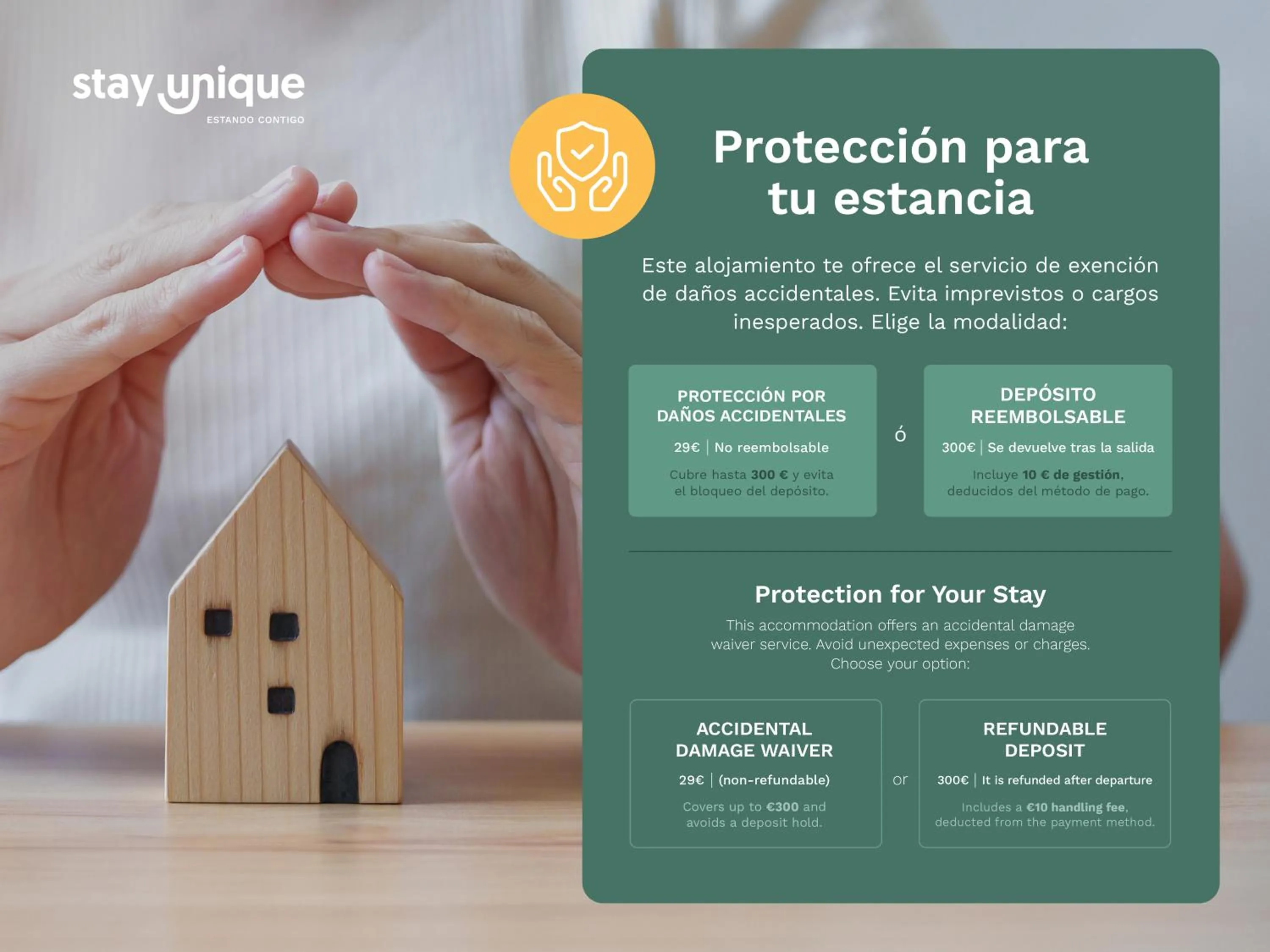 Text overlay in Stay U-nique Apartments Calvet