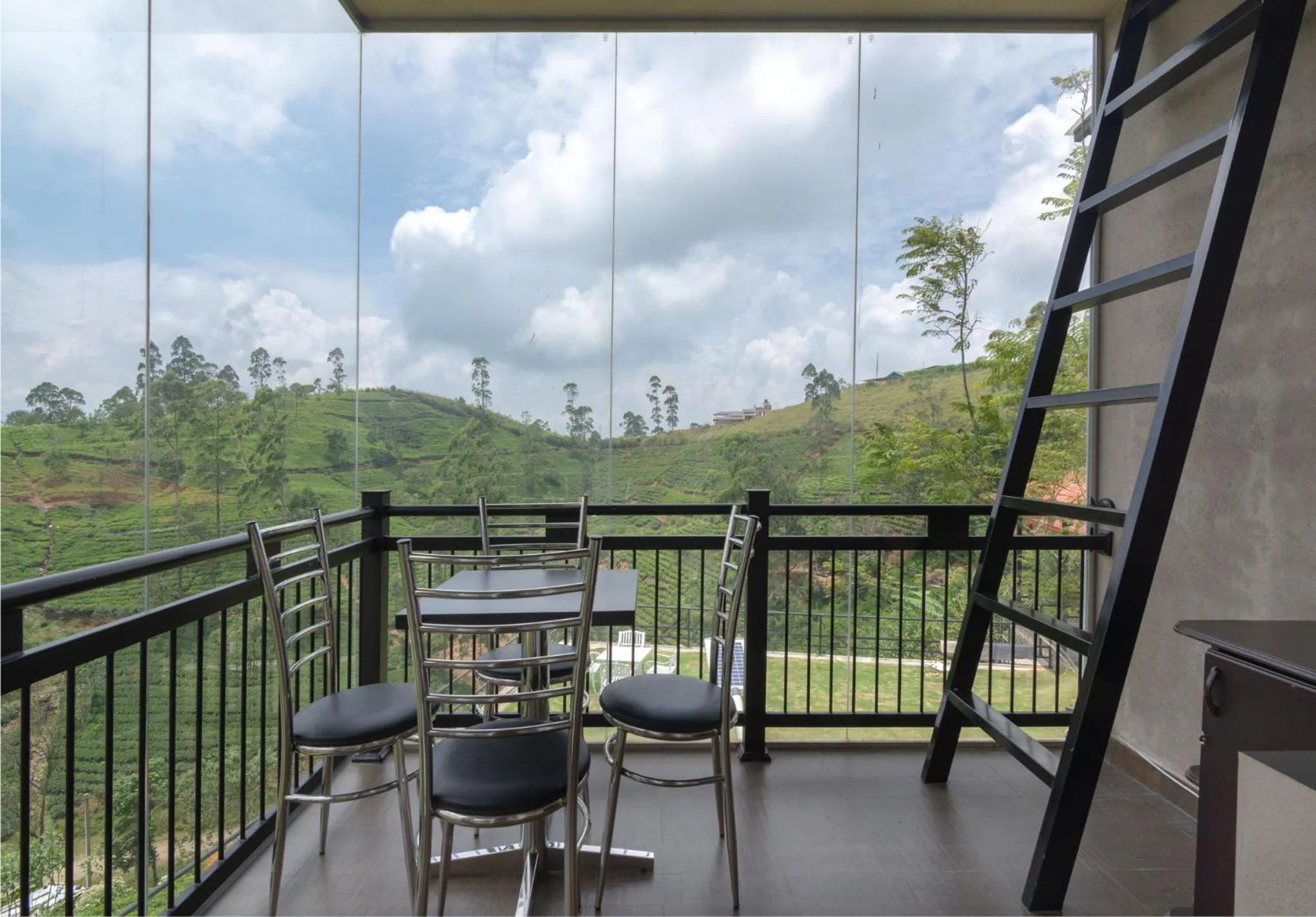 Seating area in Harrington Heritage