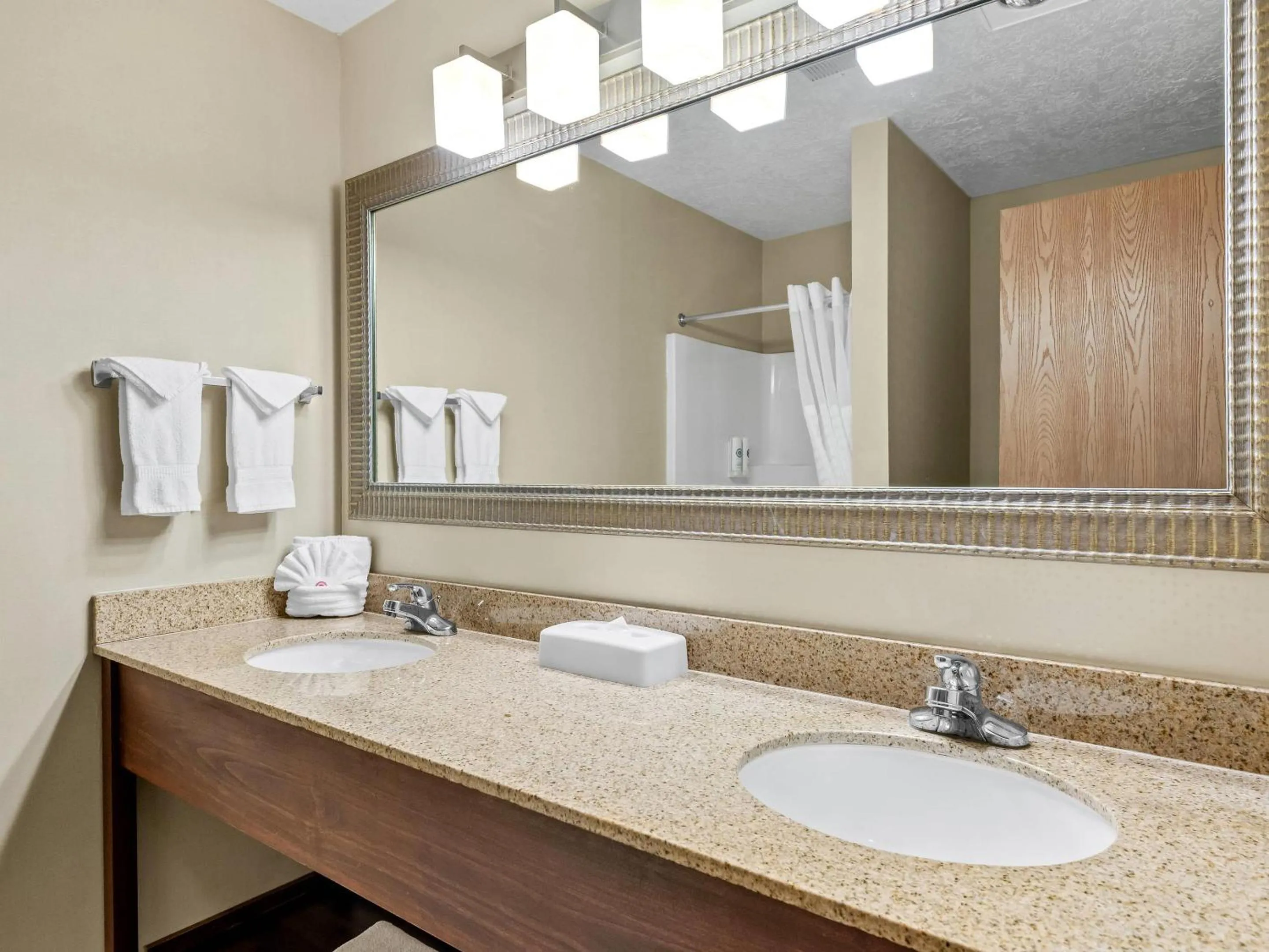 Bedroom in Comfort Suites Linn County Fairground and Expo