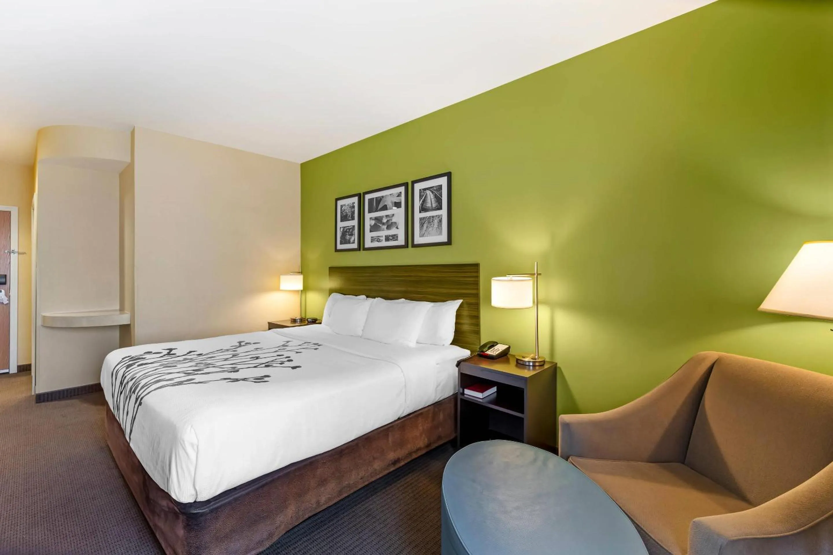 Bedroom, Bed in Sleep Inn & Suites Redmond