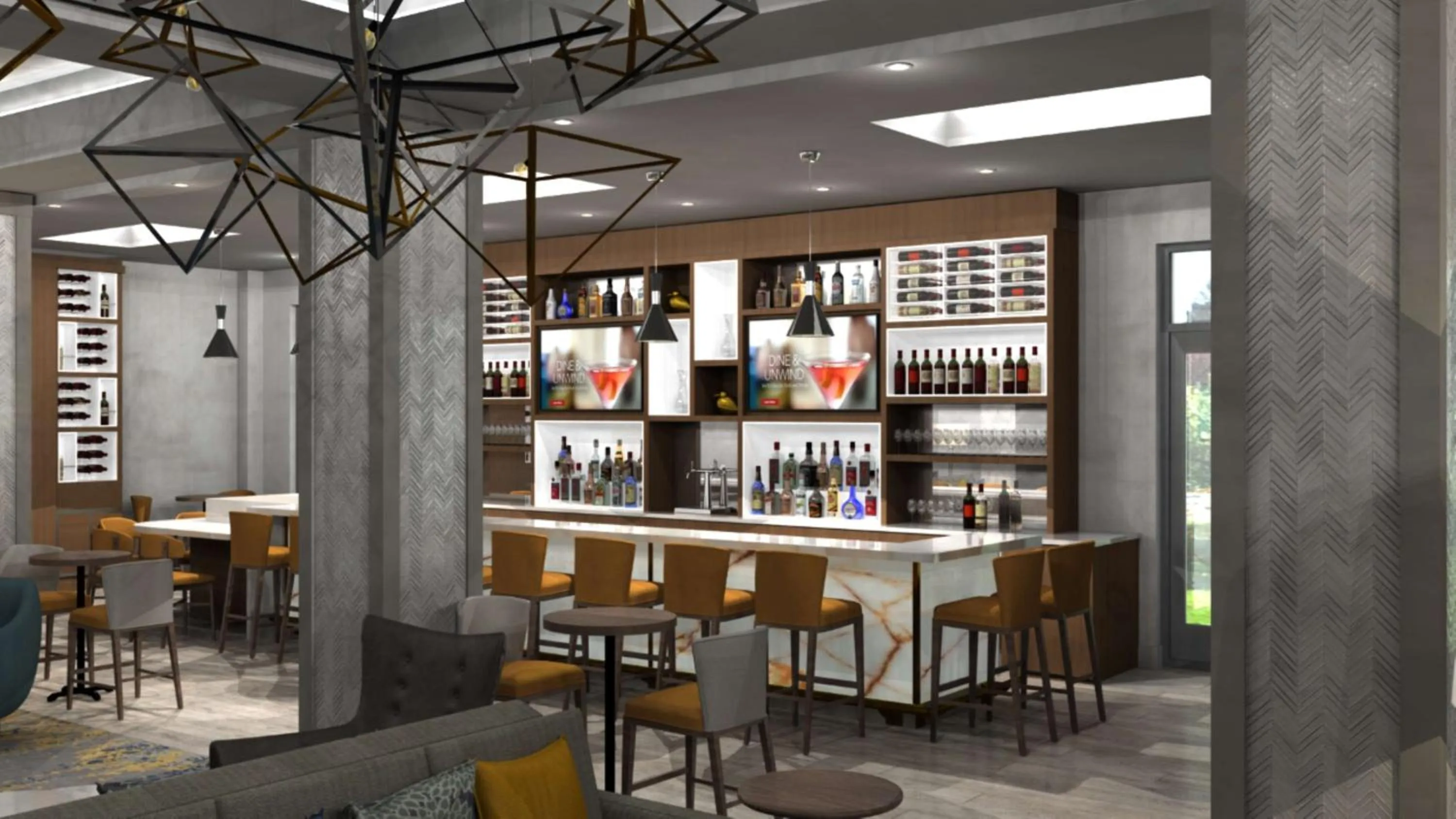 Lounge or bar in Hilton Garden Inn Wilsonville Portland