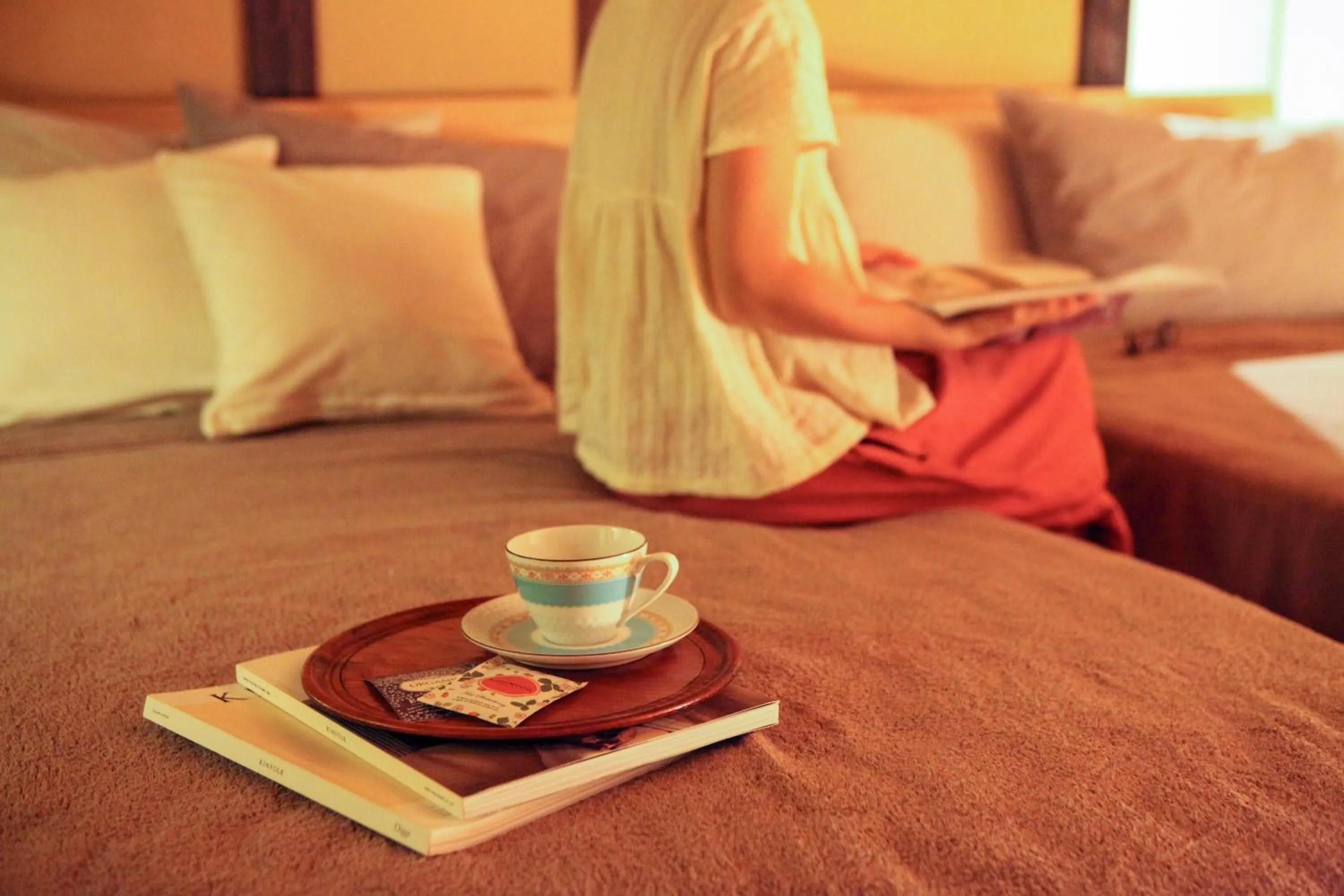 Bed in Temari Inn Oitoma