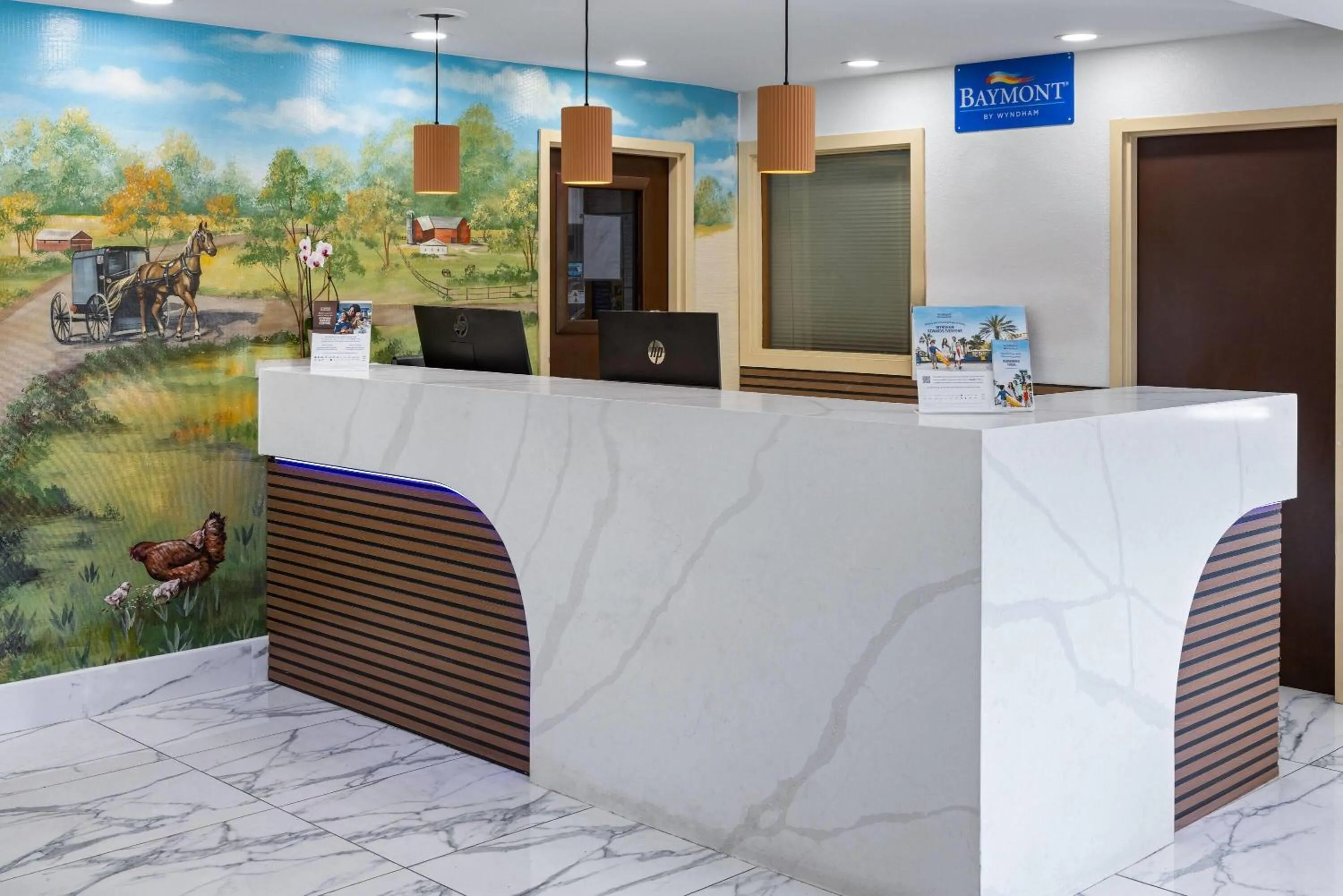 Lobby or reception in Baymont by Wyndham Lancaster PA Dutch Country