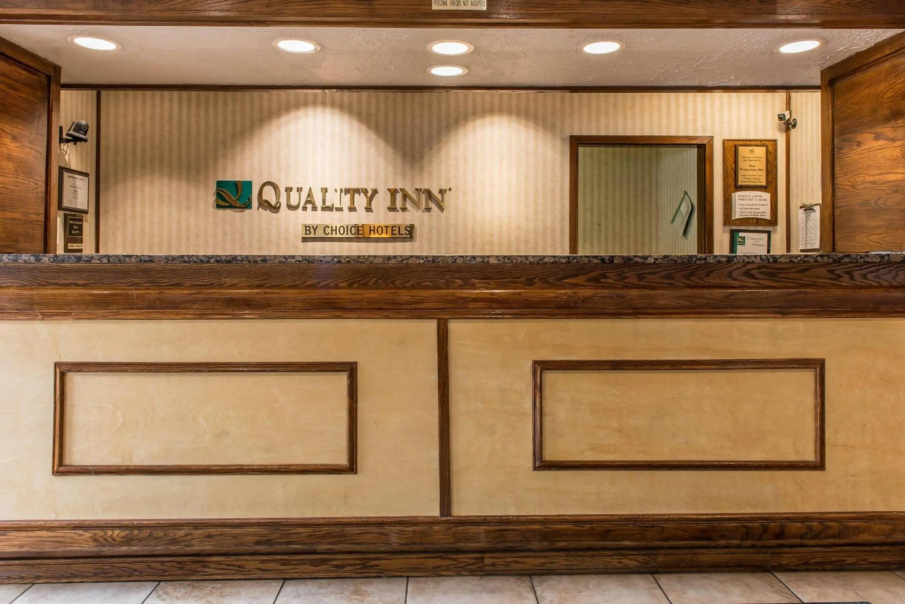 Lobby or reception in Quality Inn Hermitage South