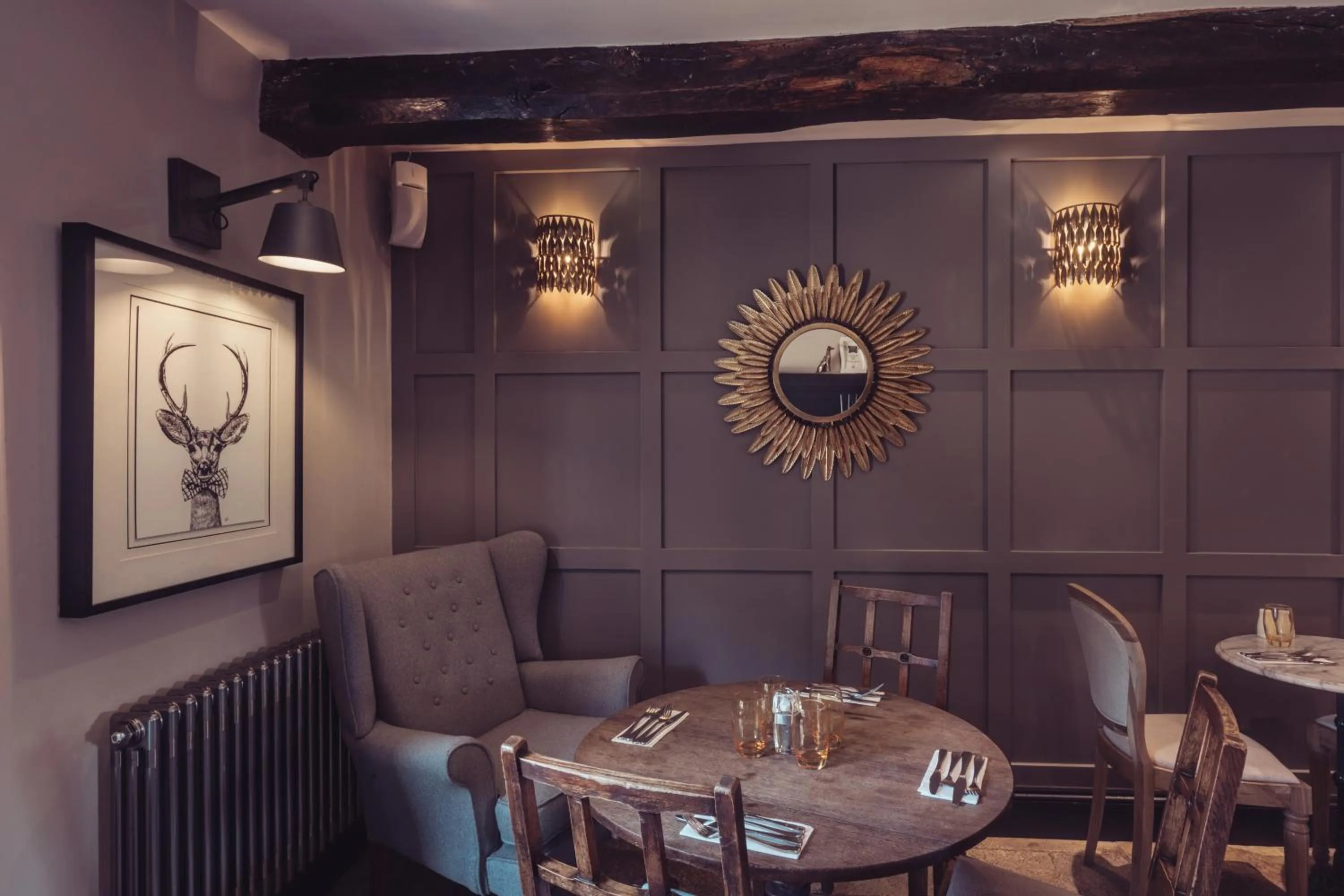 Dining area in The New Inn