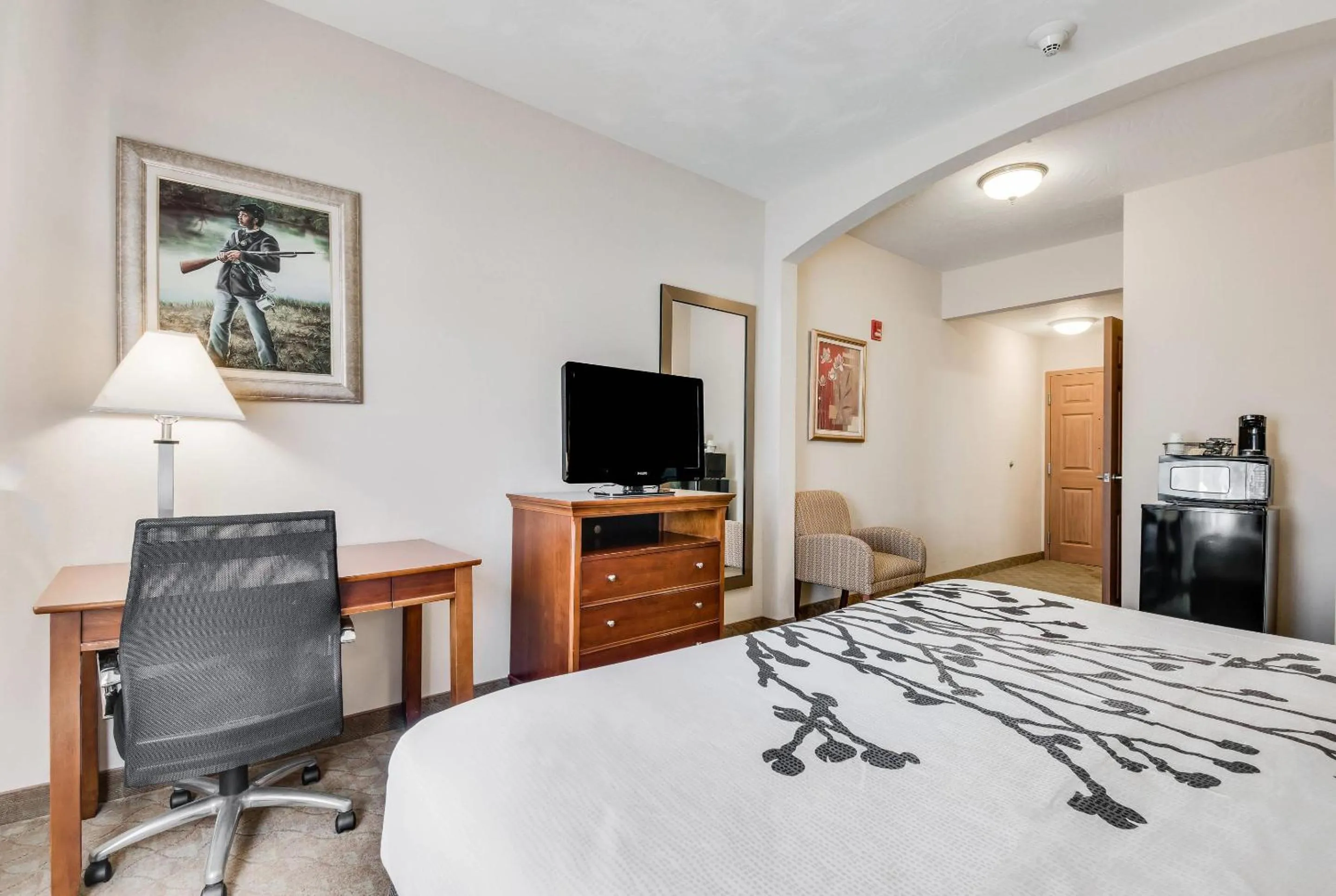 Bedroom, Bed in Sleep Inn & Suites Gettysburg