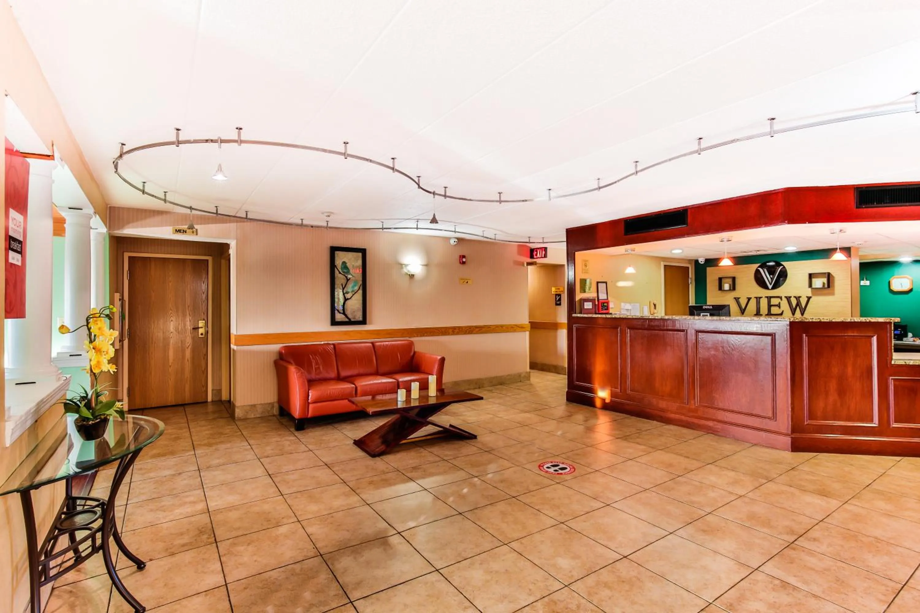 Lobby or reception in The View Inn & Suites Bethlehem / Allentown / Lehigh Airport