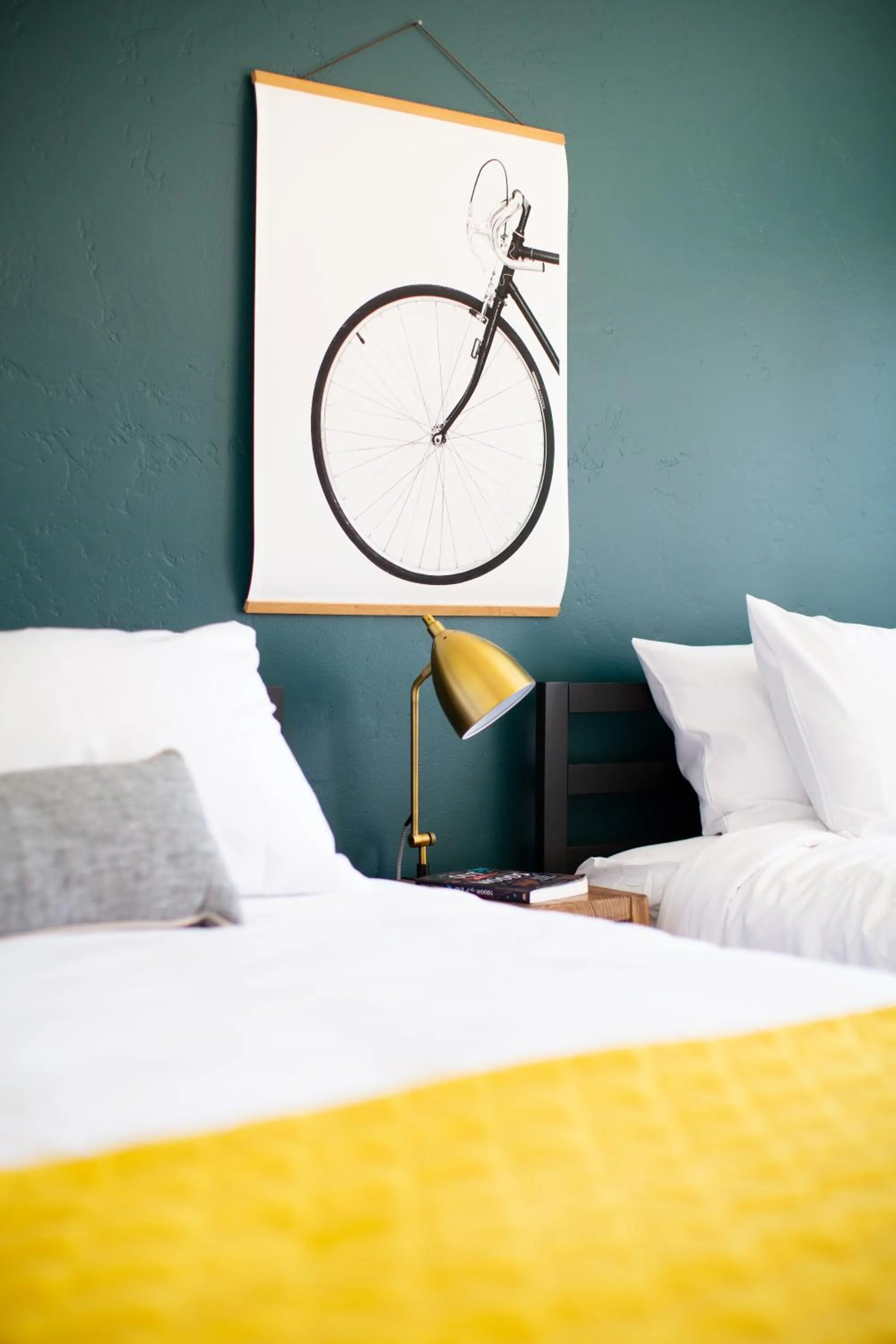 Decorative detail, Bed in Spoke and Vine Motel