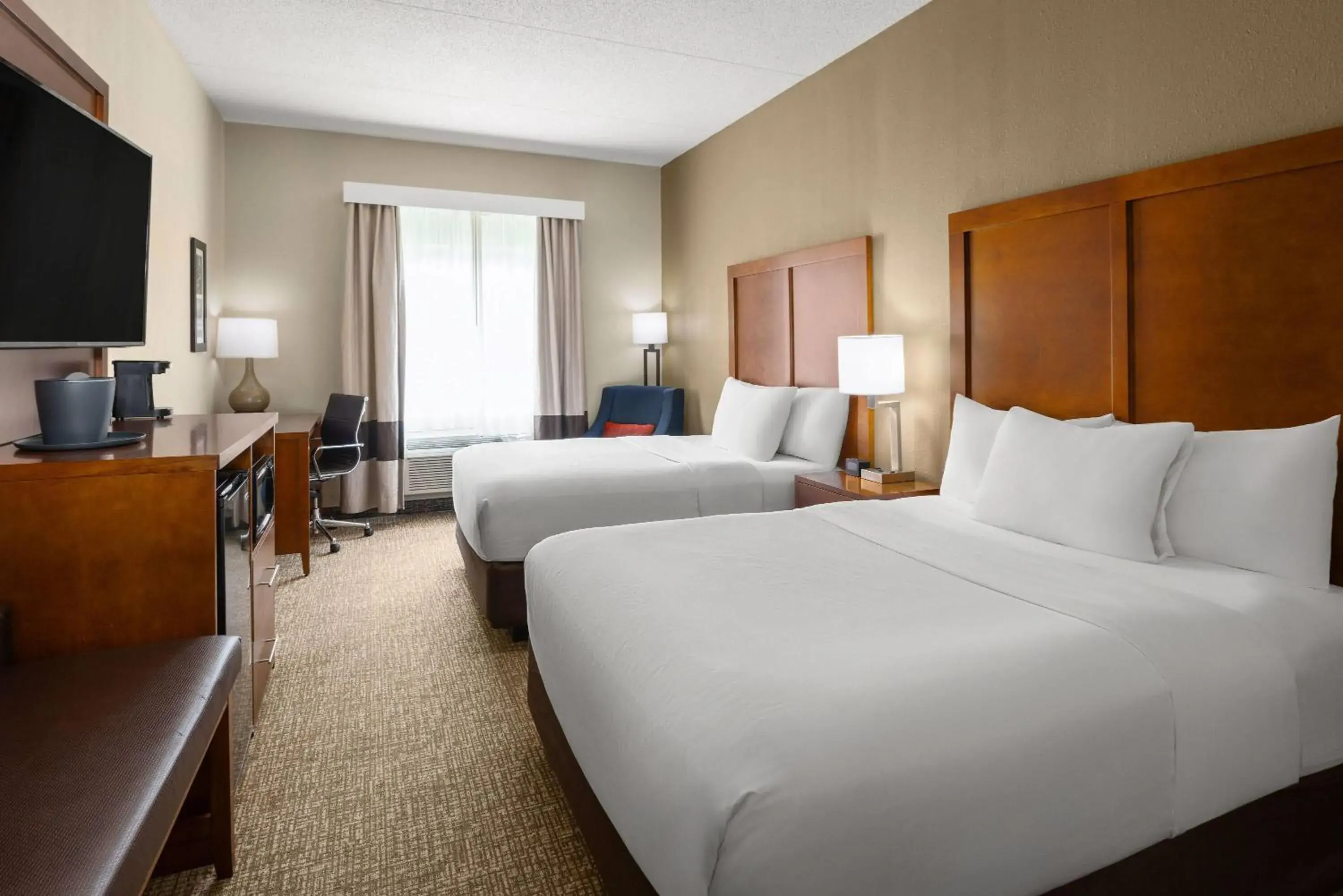 Queen Room with Two Queen Beds - Non-Smoking in Wingate by Wyndham Pittsburgh New Stanton Queen Room with Two Queen Beds - Non-Smoking in Wingate by Wyndham Pittsburgh New Stanton