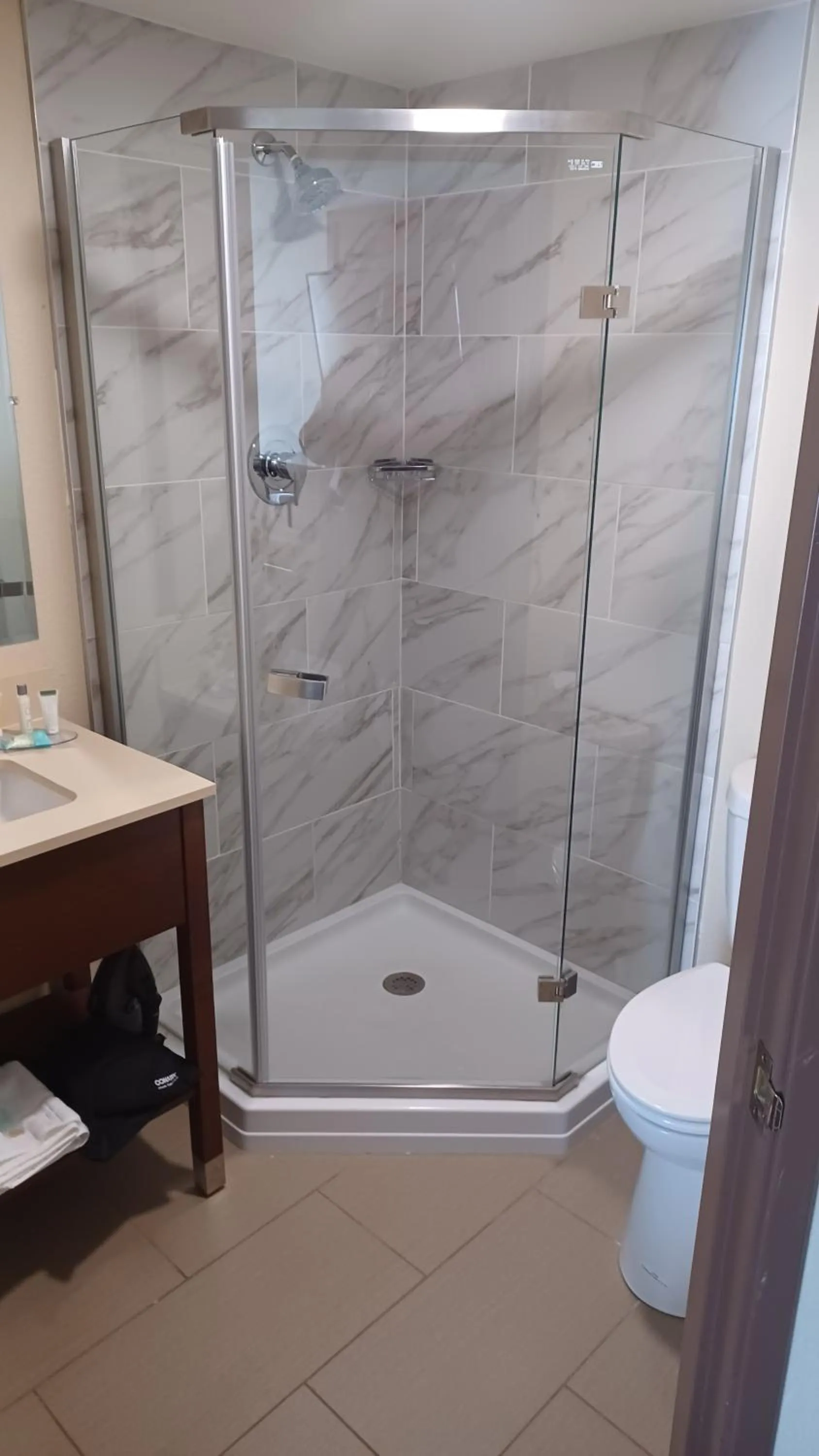 Shower in Wingate by Wyndham Pittsburgh New Stanton