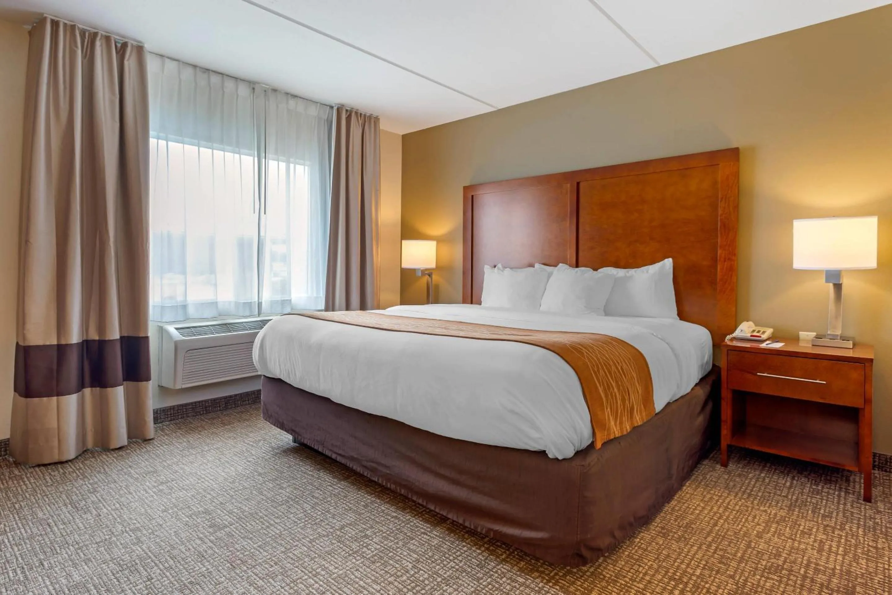 Bedroom, Bed in Comfort Inn & Suites Wilkes Barre - Arena