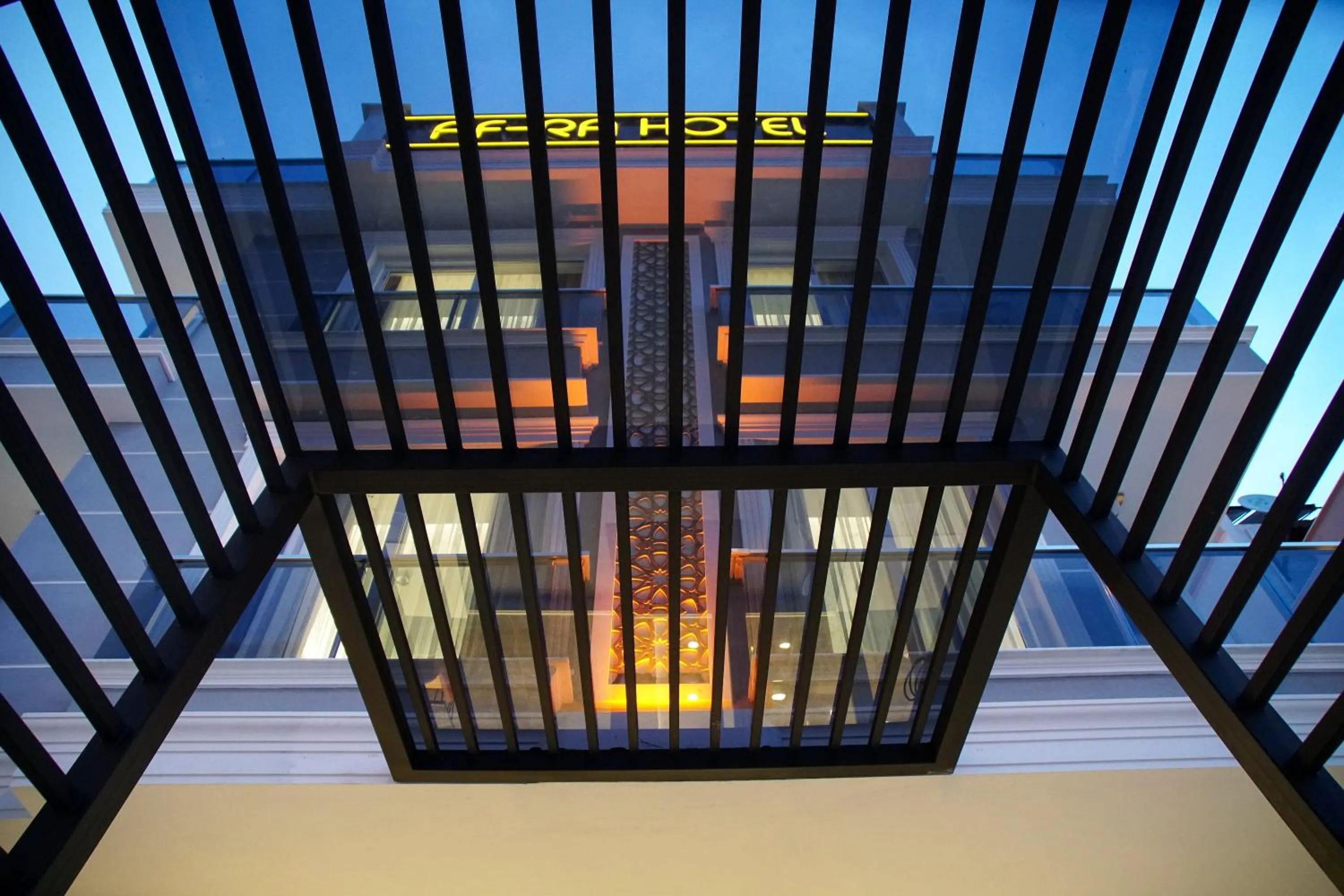 Facade/entrance in AF-RA Hotel