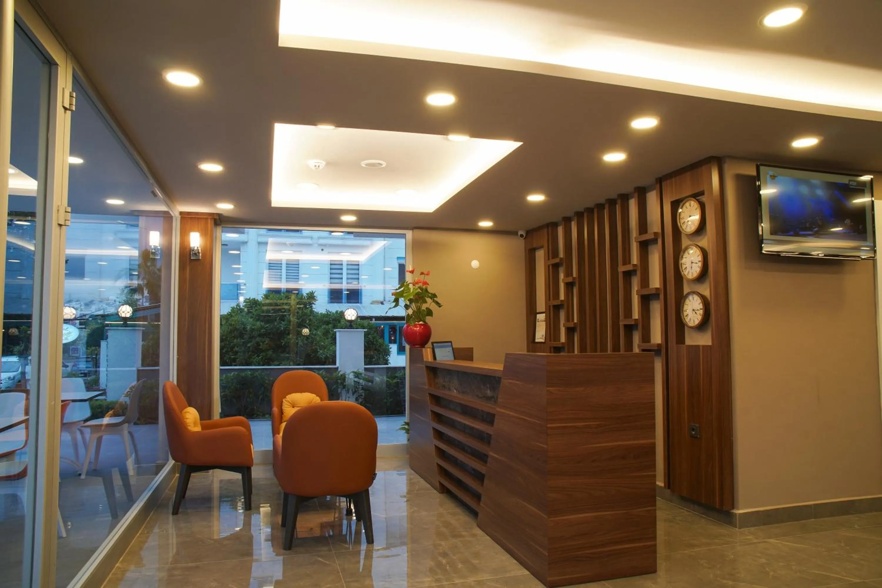 Lobby or reception in AF-RA Hotel