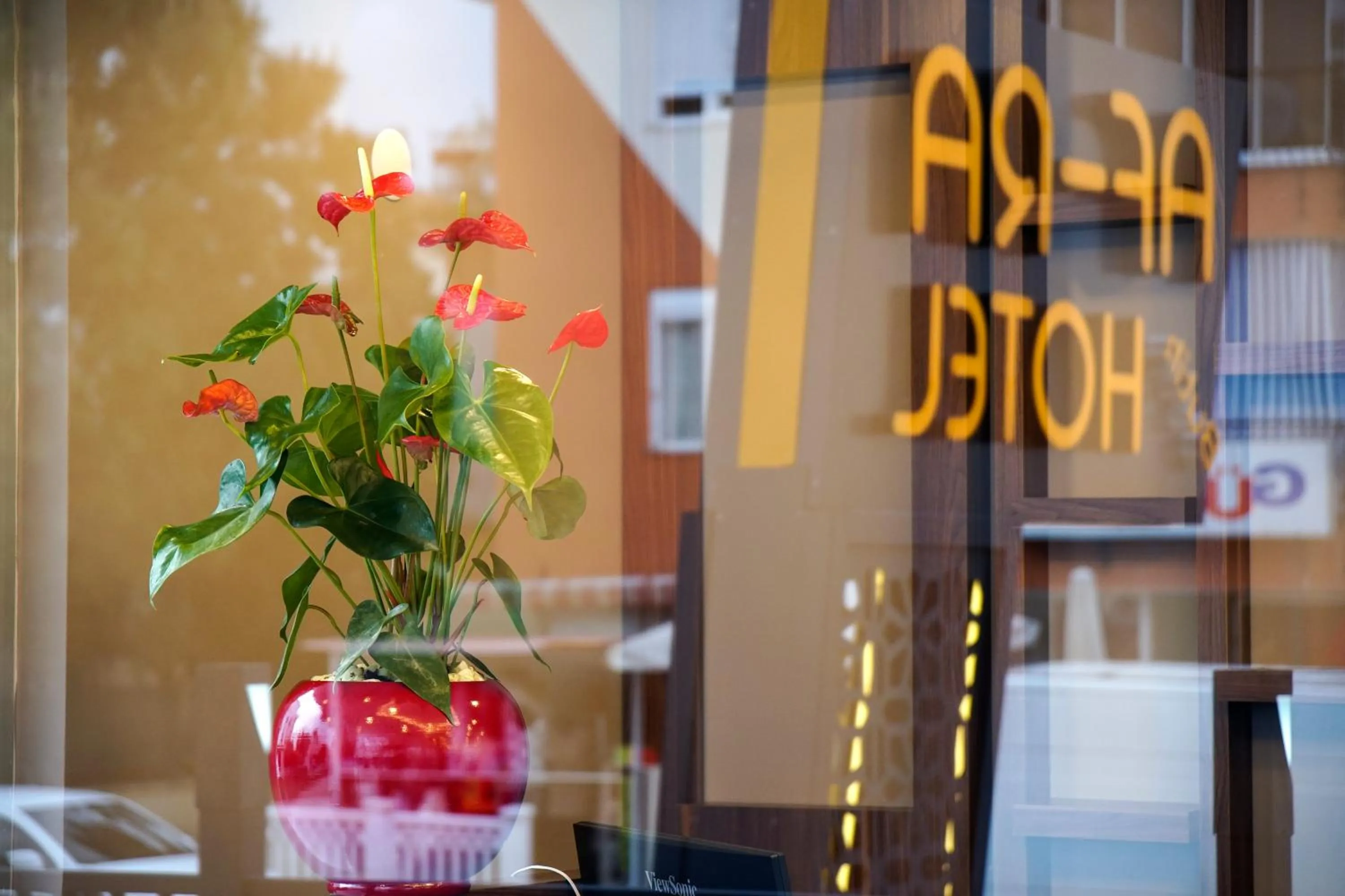 Decorative detail in AF-RA Hotel