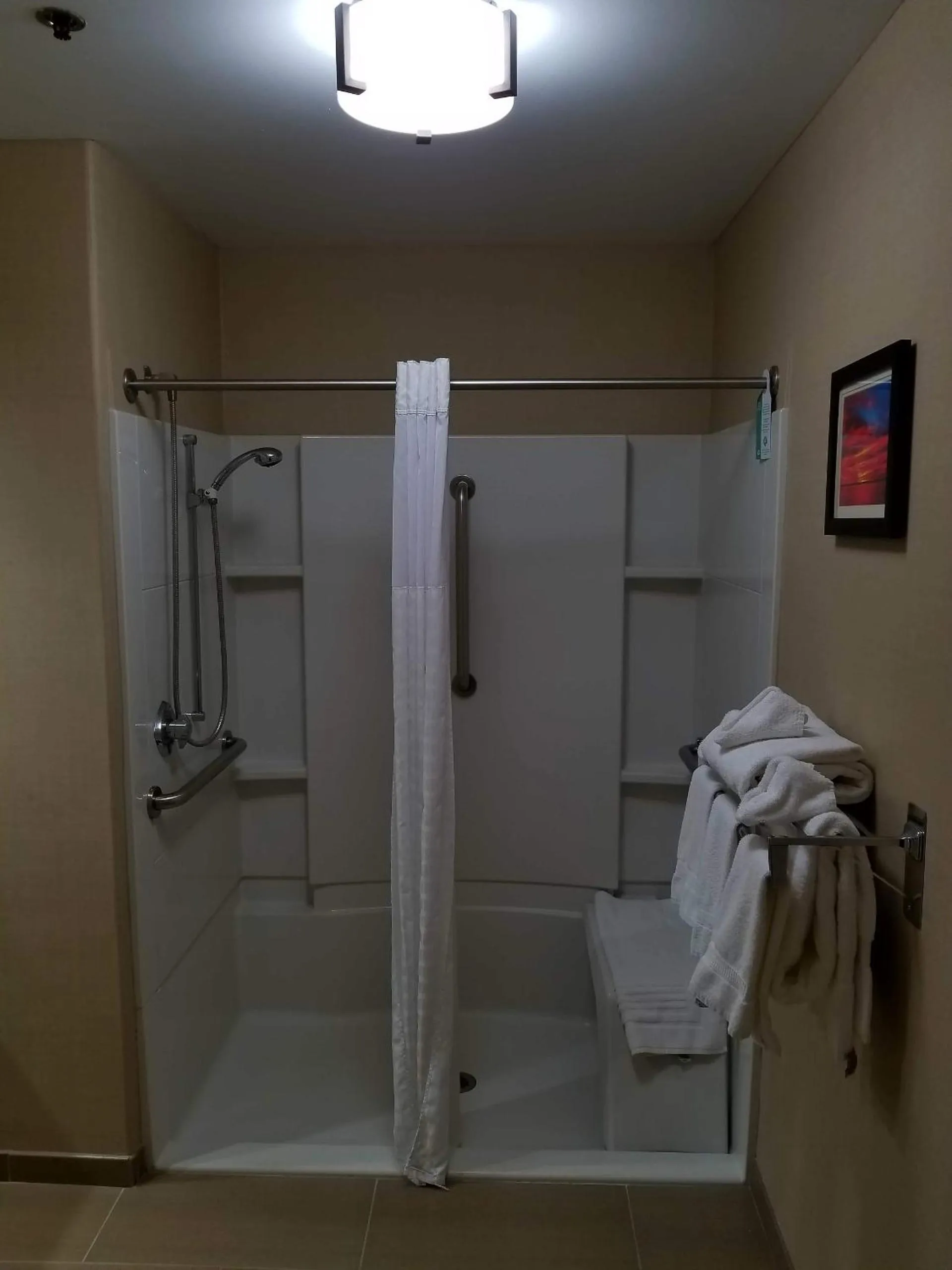 Shower in Comfort Inn, Erie - Near Presque Isle
