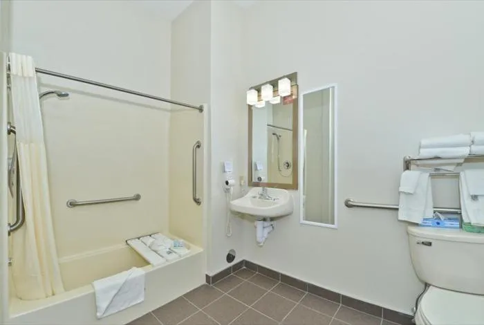 Bathroom in Sleep Inn & Suites Harrisburg - Hershey North