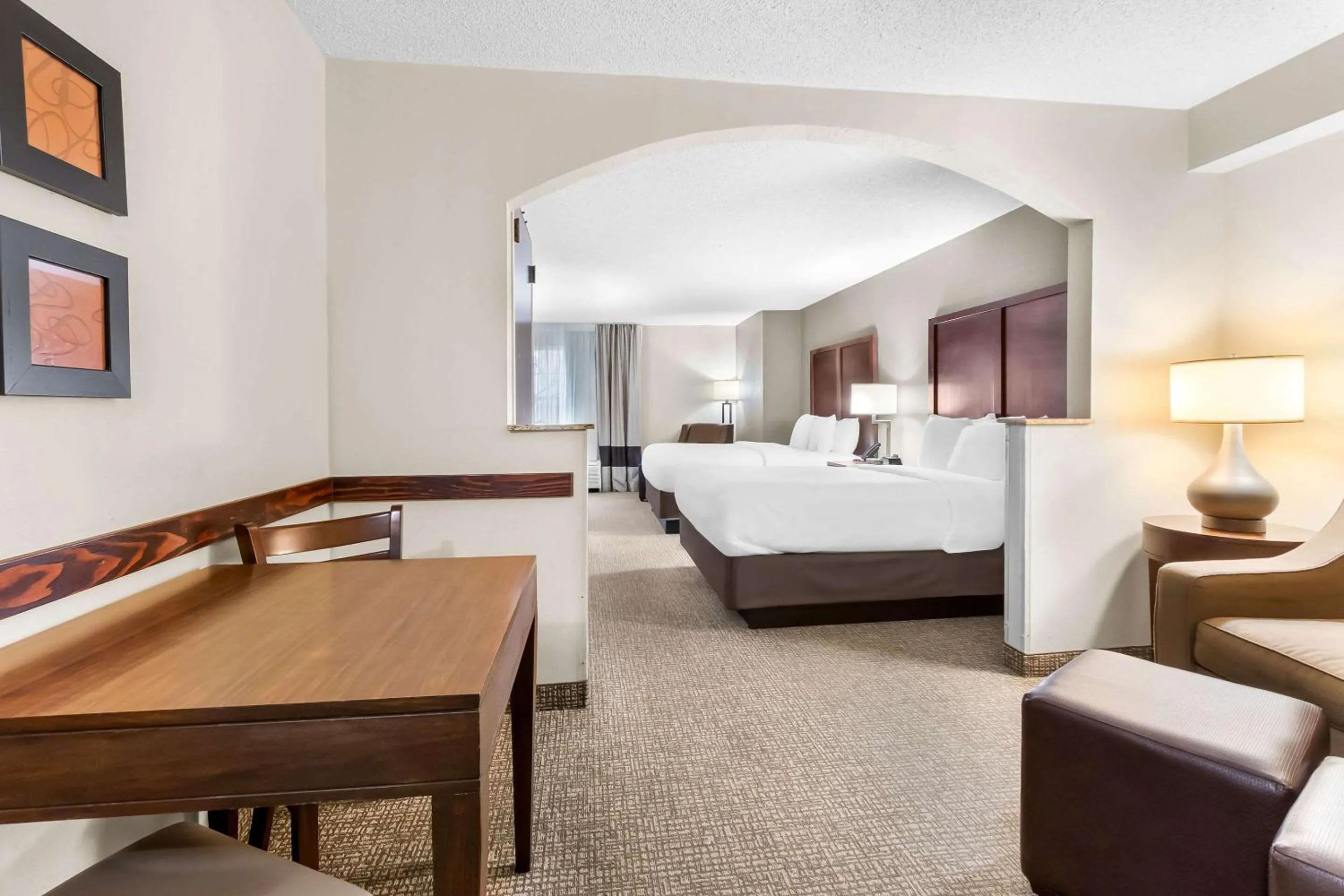 Queen Suite with Two Queen Beds - Non-Smoking in Comfort Suites Sumter near Shaw AFB