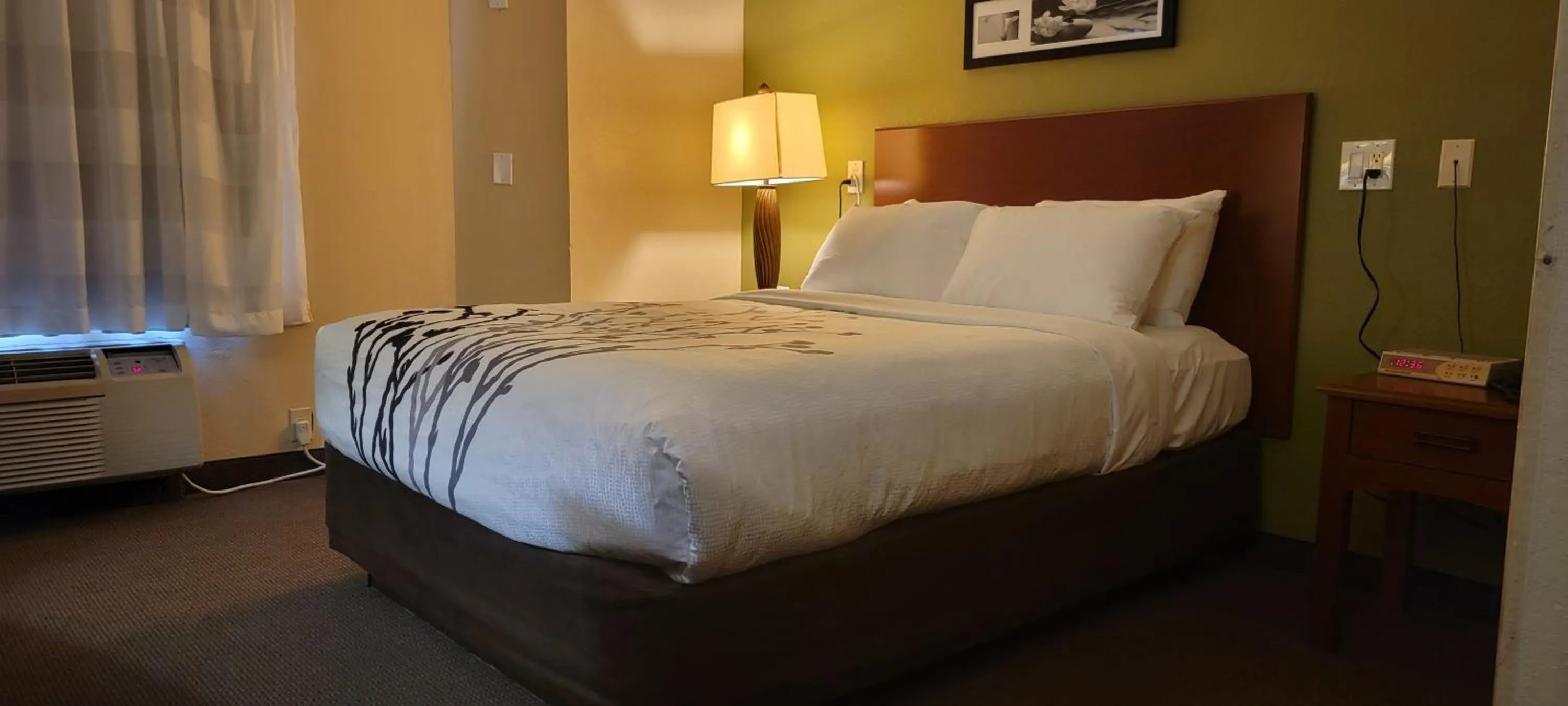 Bed in Sleep Inn Near Ft Jackson