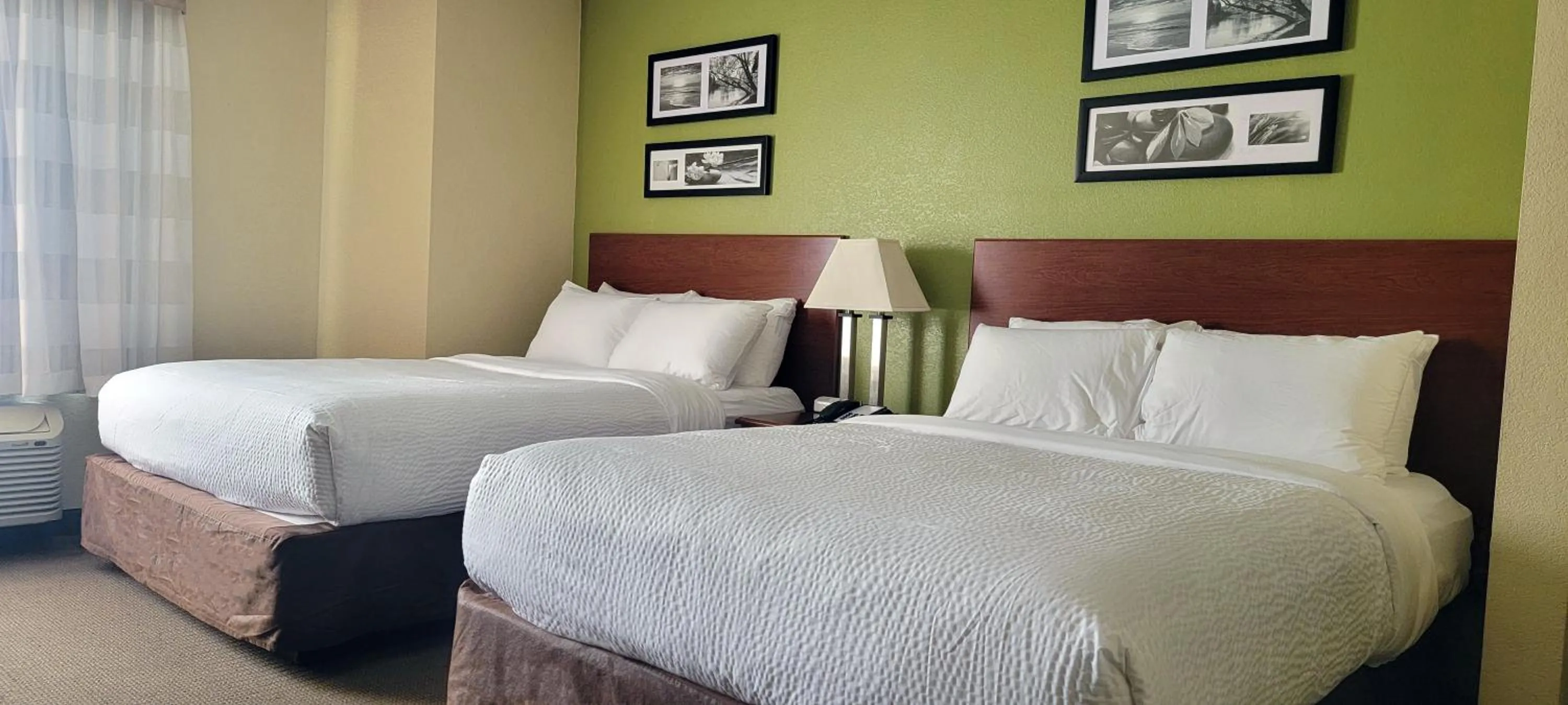 Bed in Sleep Inn Near Ft Jackson