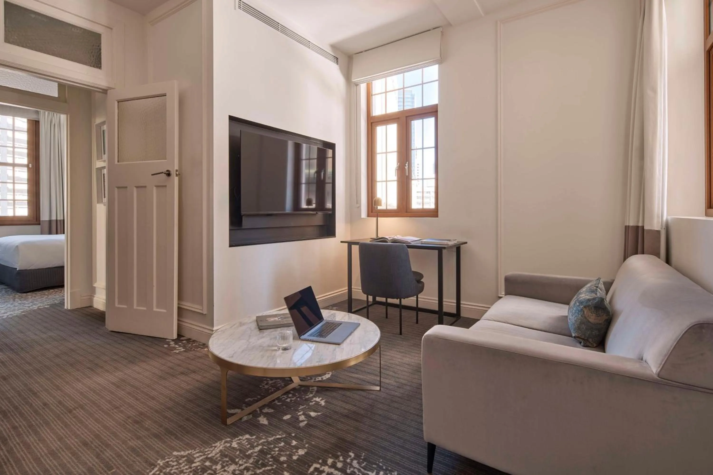 Photo of the whole room, Bed in The Inchcolm by Ode Hotels