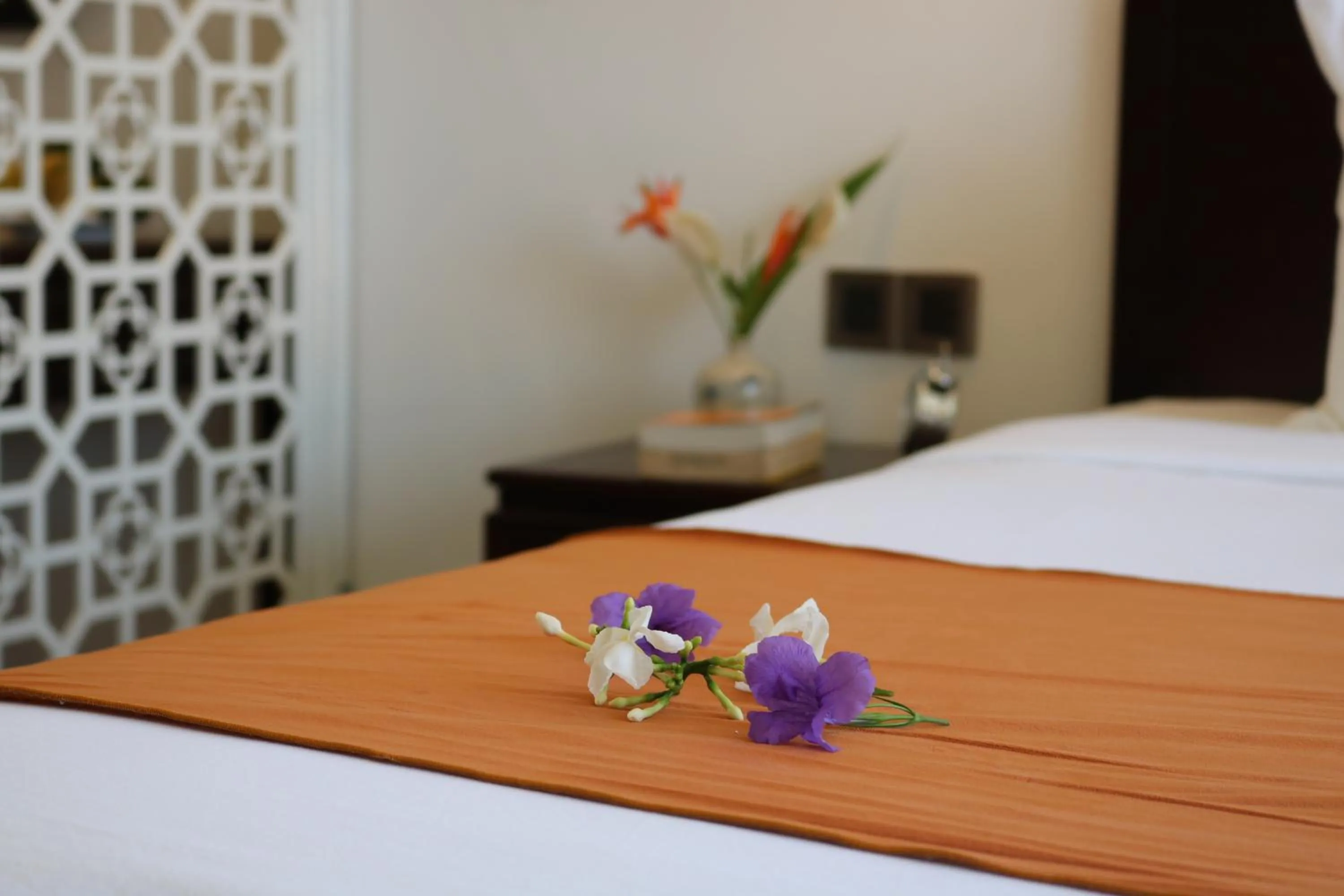 Bed in Roxana River Villa