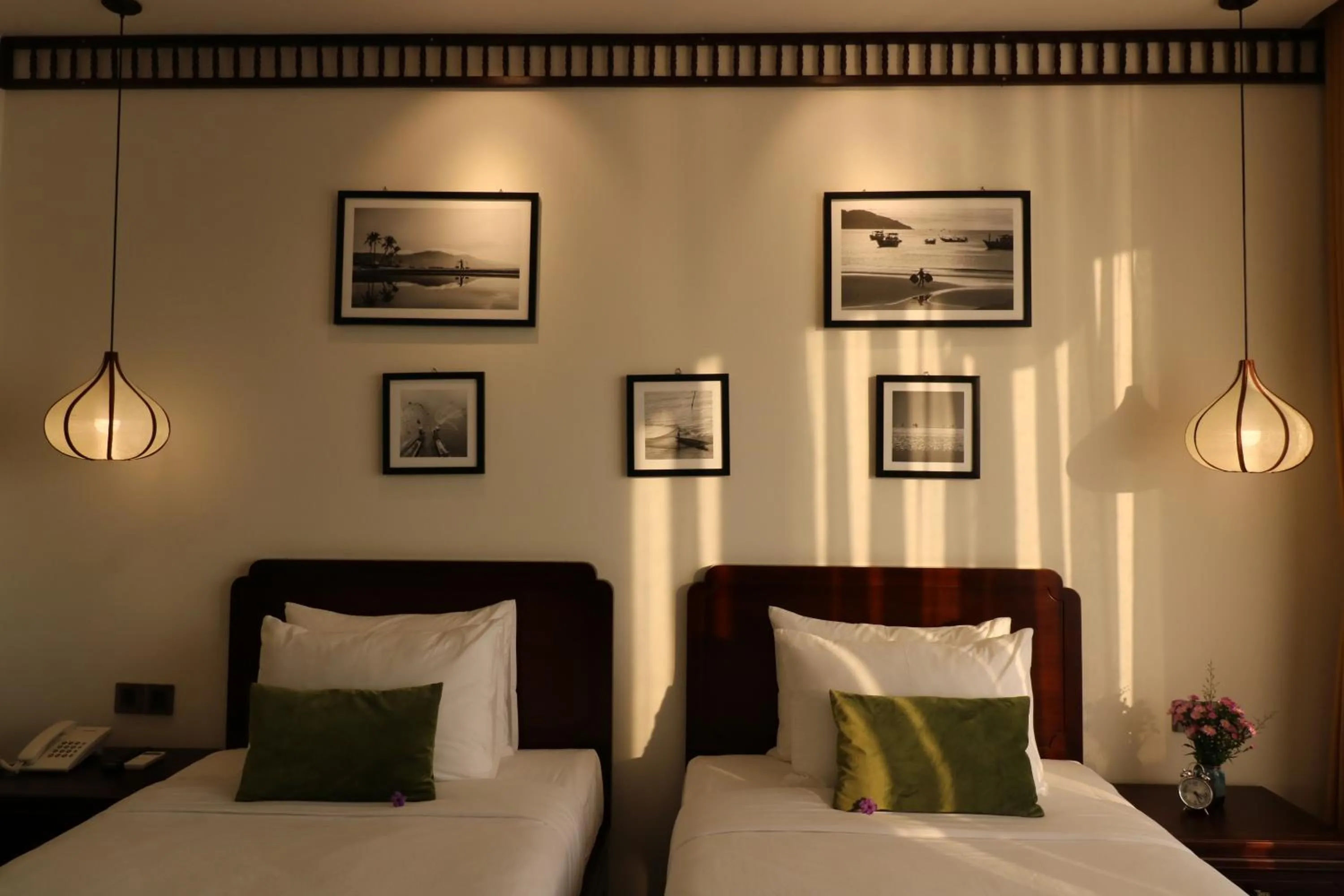 Bed in Roxana River Villa