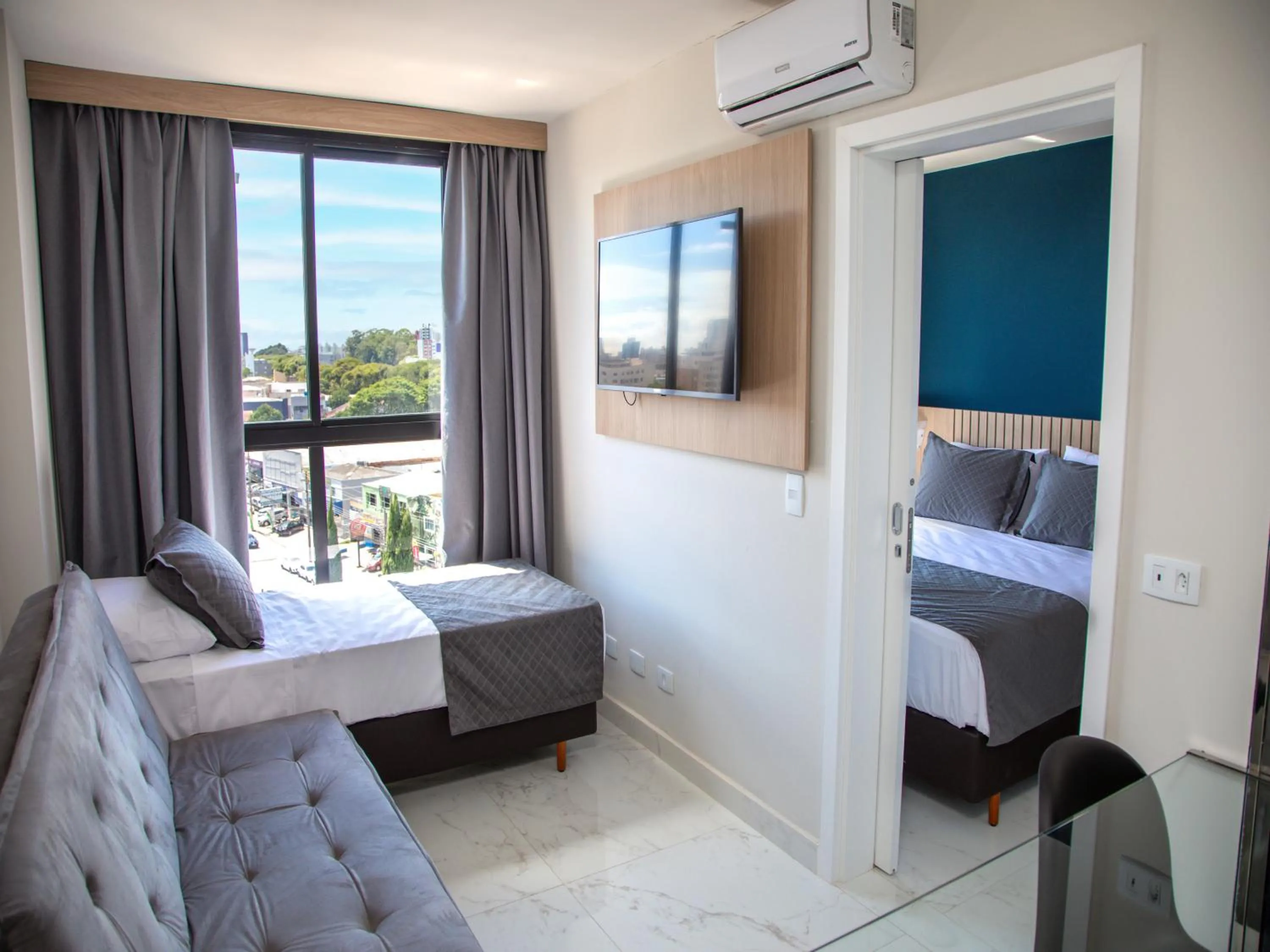 TV and multimedia, Bed in Slim Curitiba João Bettega