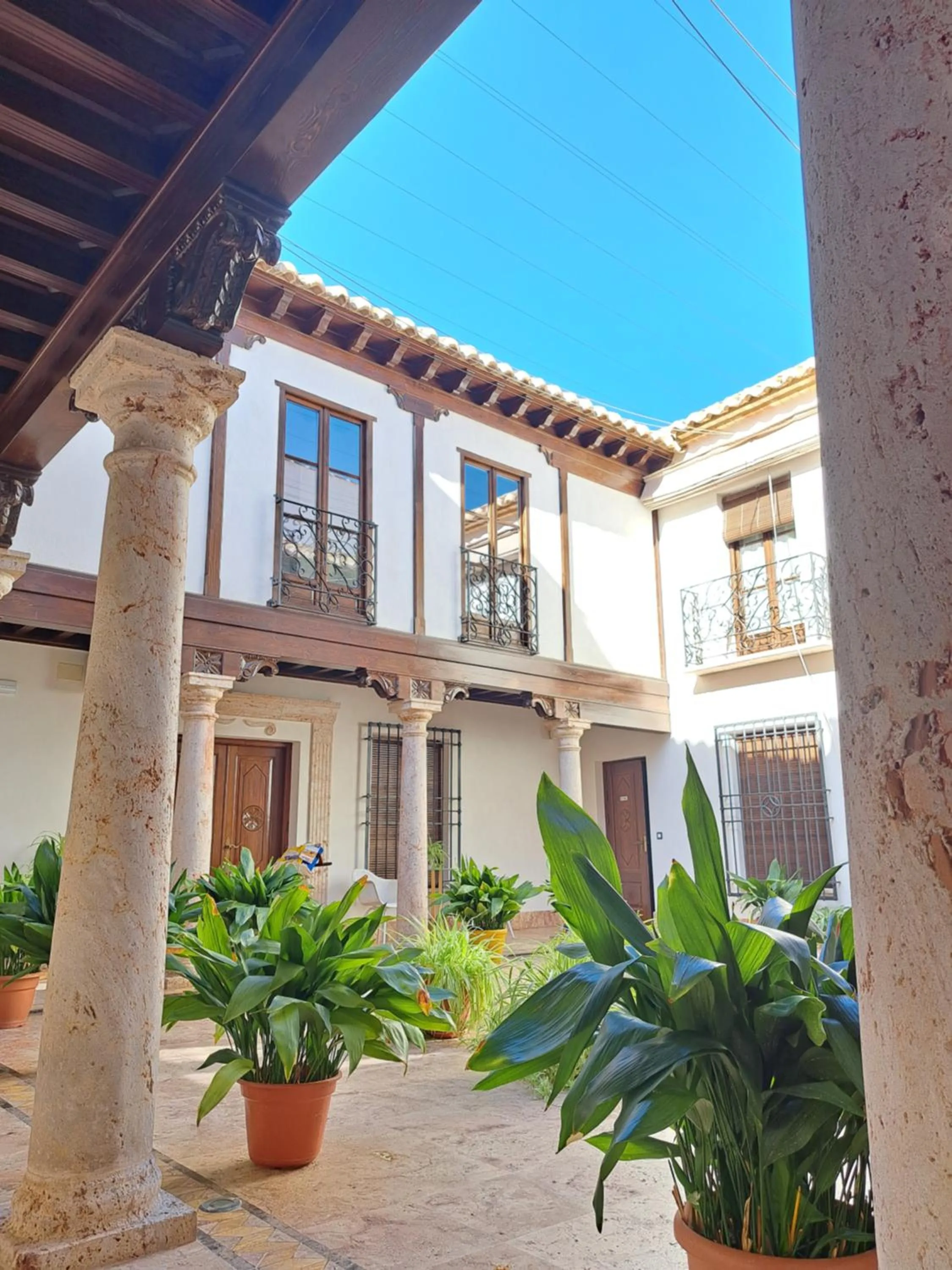 Patio in Hotel QB Almagro Centro