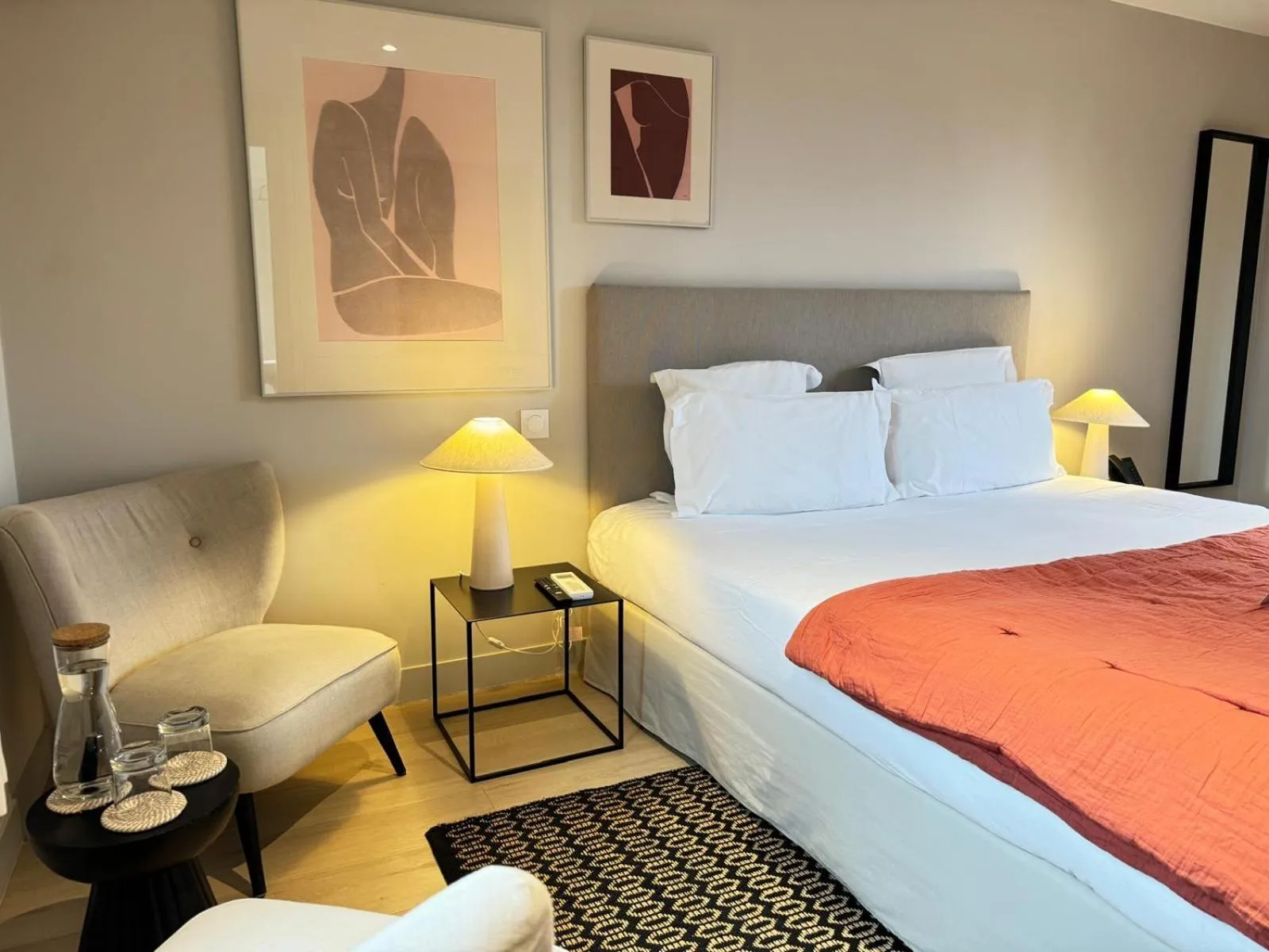 Photo of the whole room, Bed in Les Manoirs des Portes de Deauville - Small Luxury Hotel Of The World