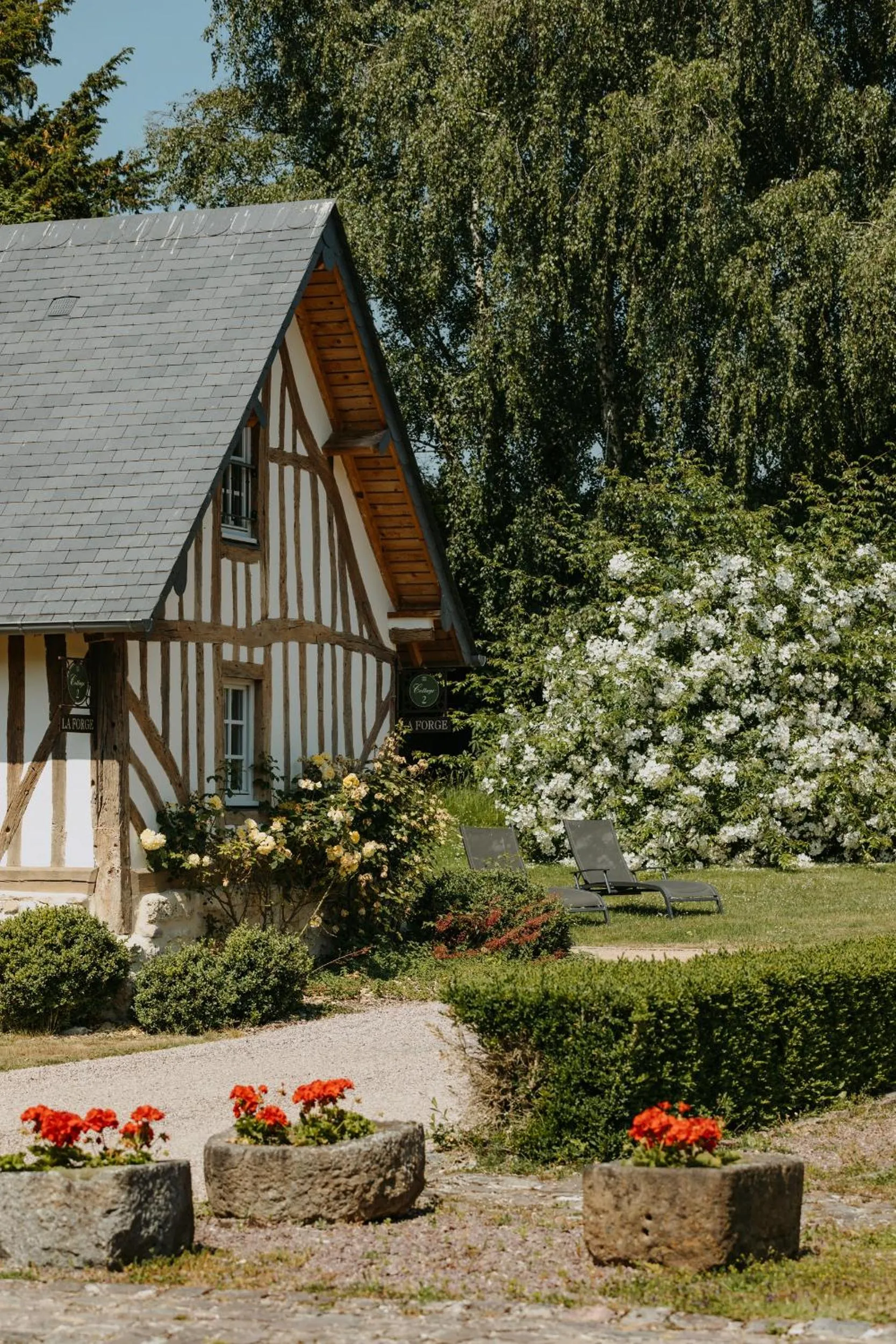 Bedroom in Les Manoirs des Portes de Deauville - Small Luxury Hotel Of The World