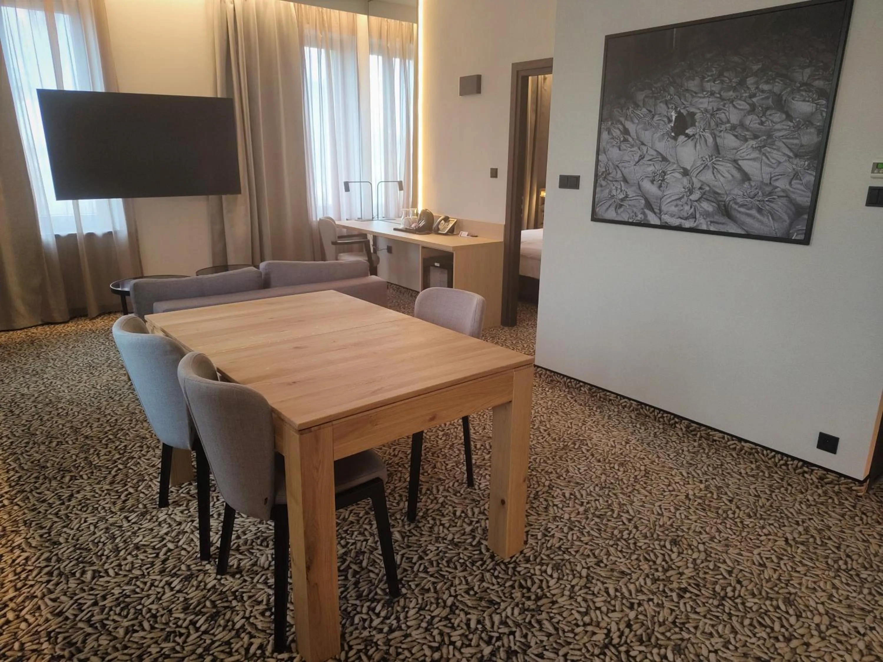 Living room in Qubus Hotel Gdańsk