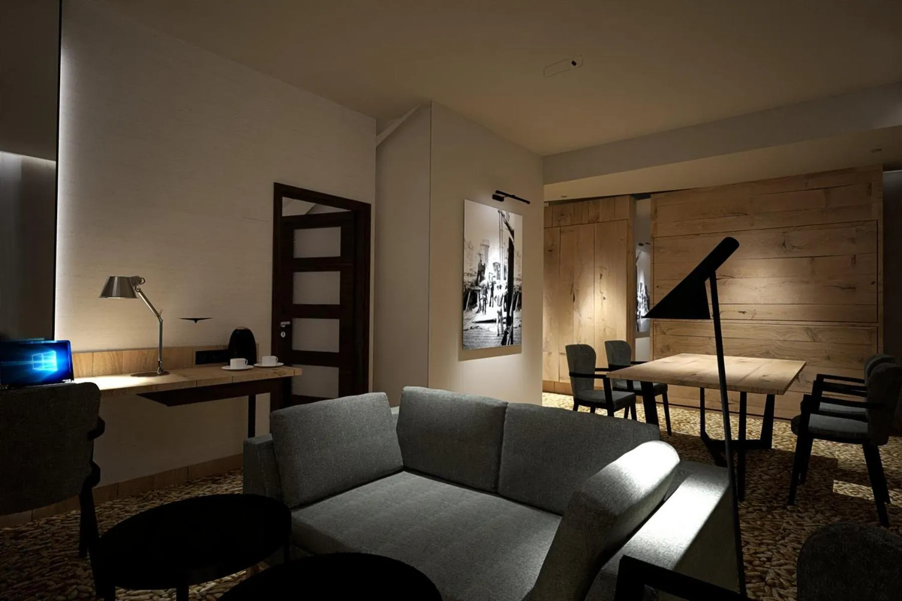 Living room in Qubus Hotel Gdańsk