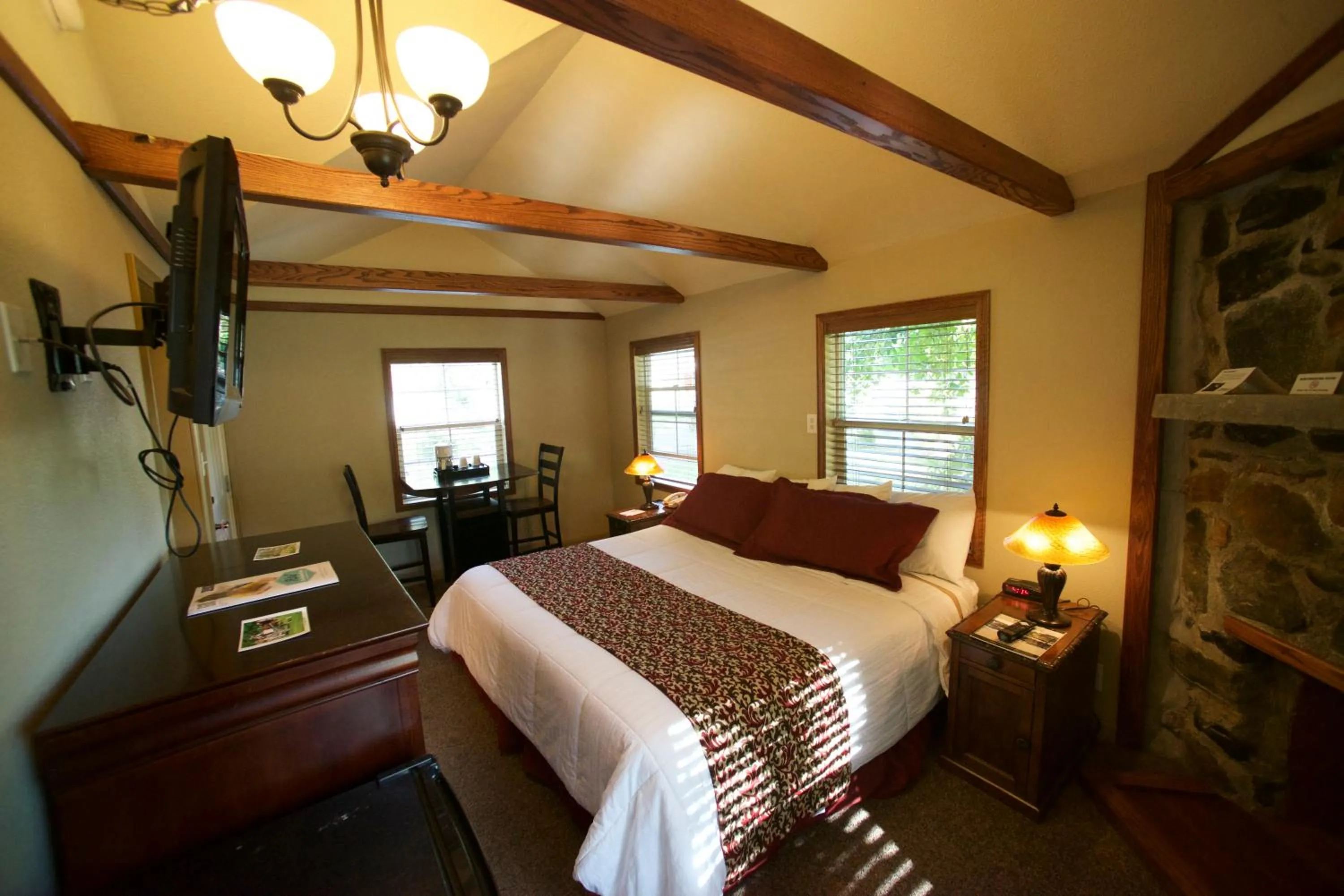 Bed in Wonder Valley Ranch Resort
