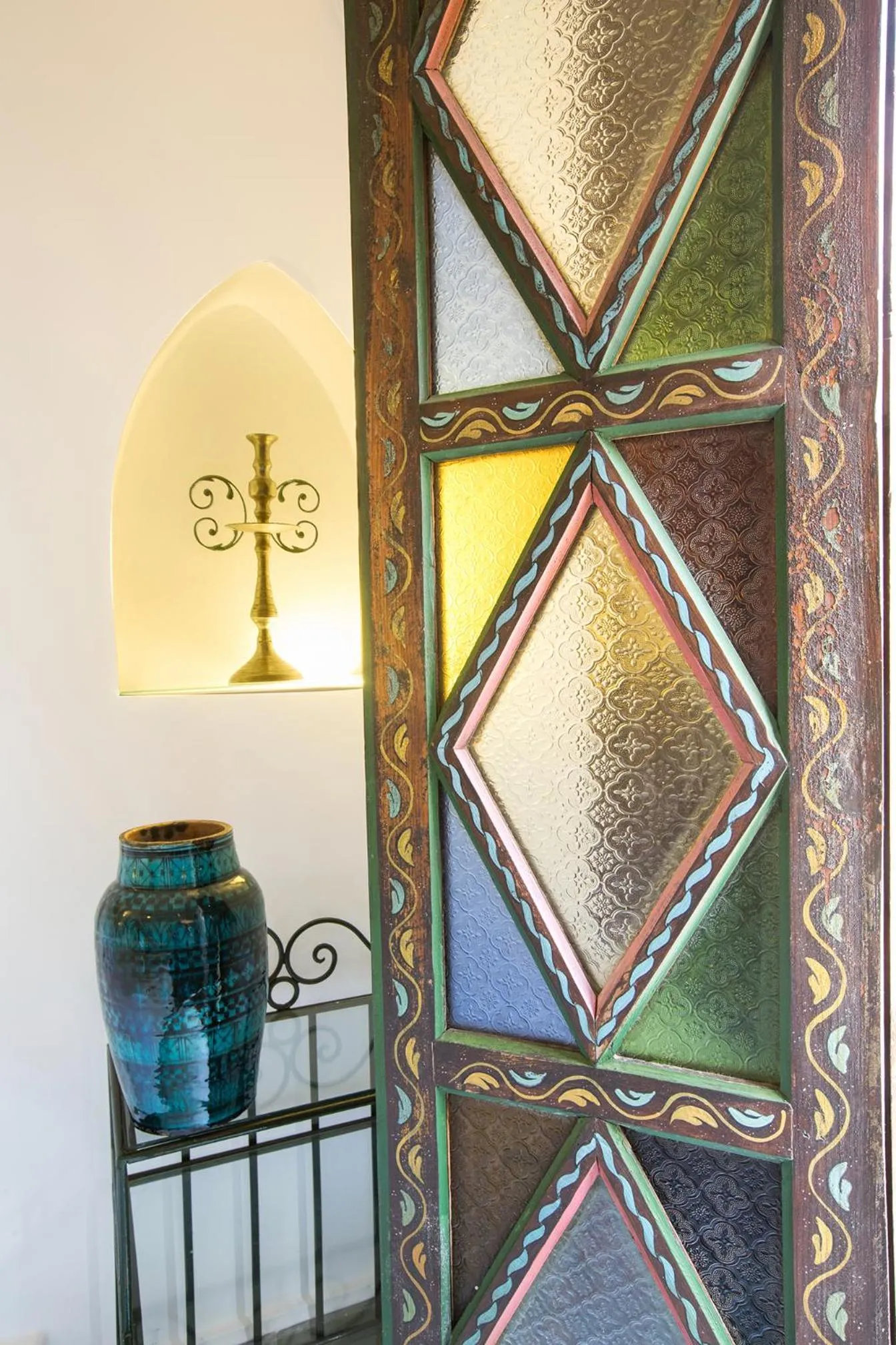 Decorative detail in Riad Villa Harmonie