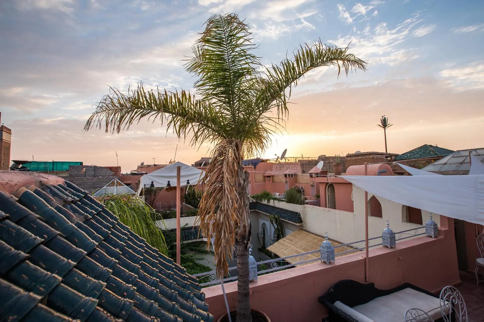 Bird's eye view in Riad Villa Harmonie