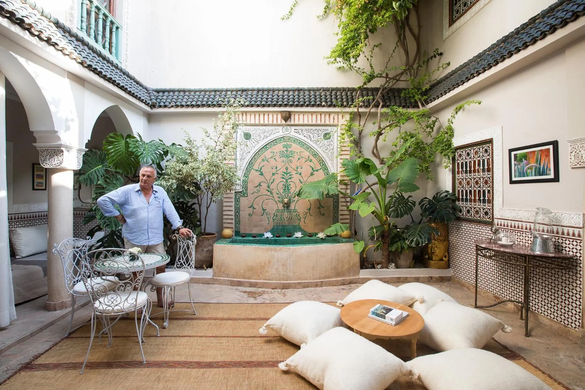 Patio in Riad Villa Harmonie