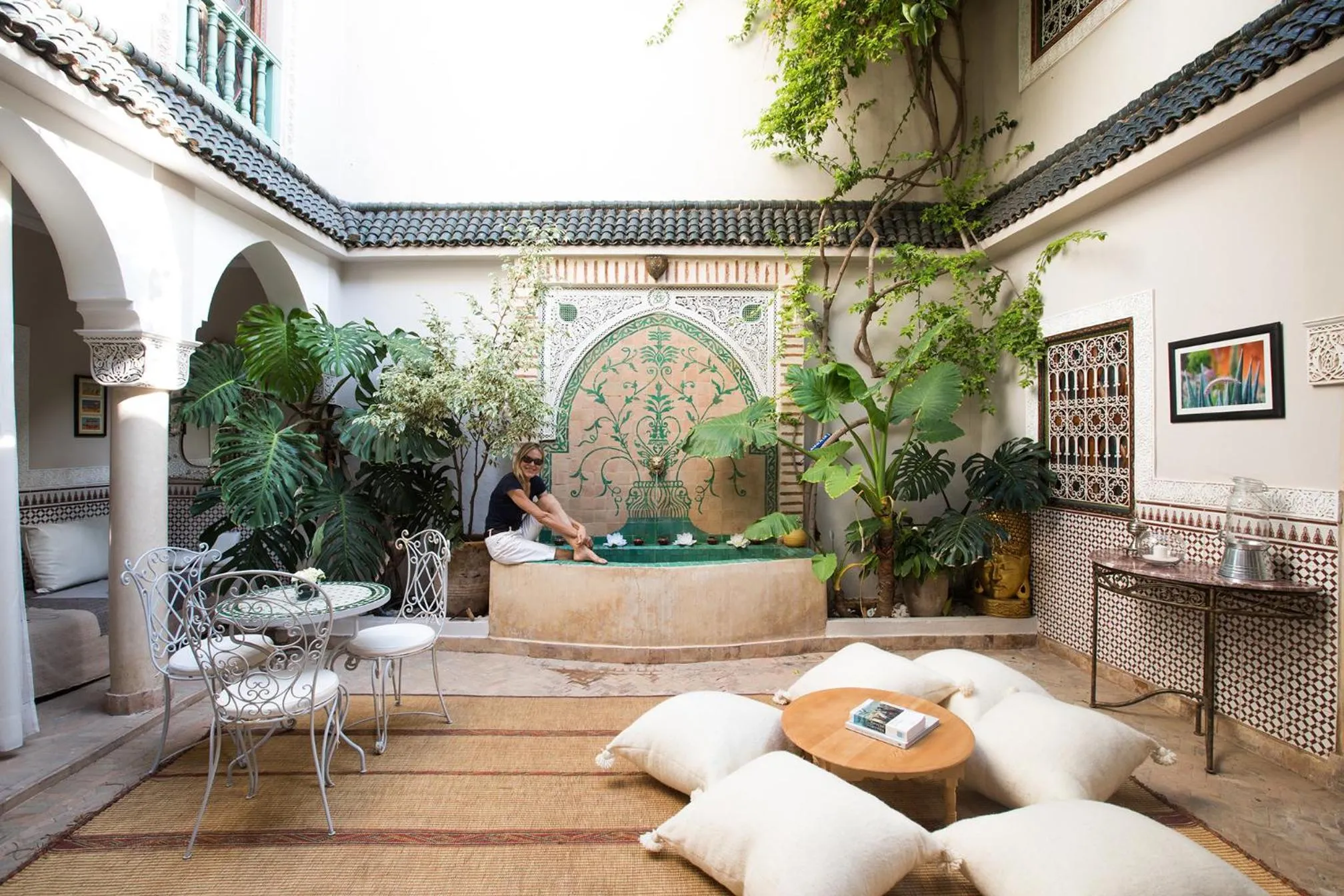 Patio in Riad Villa Harmonie