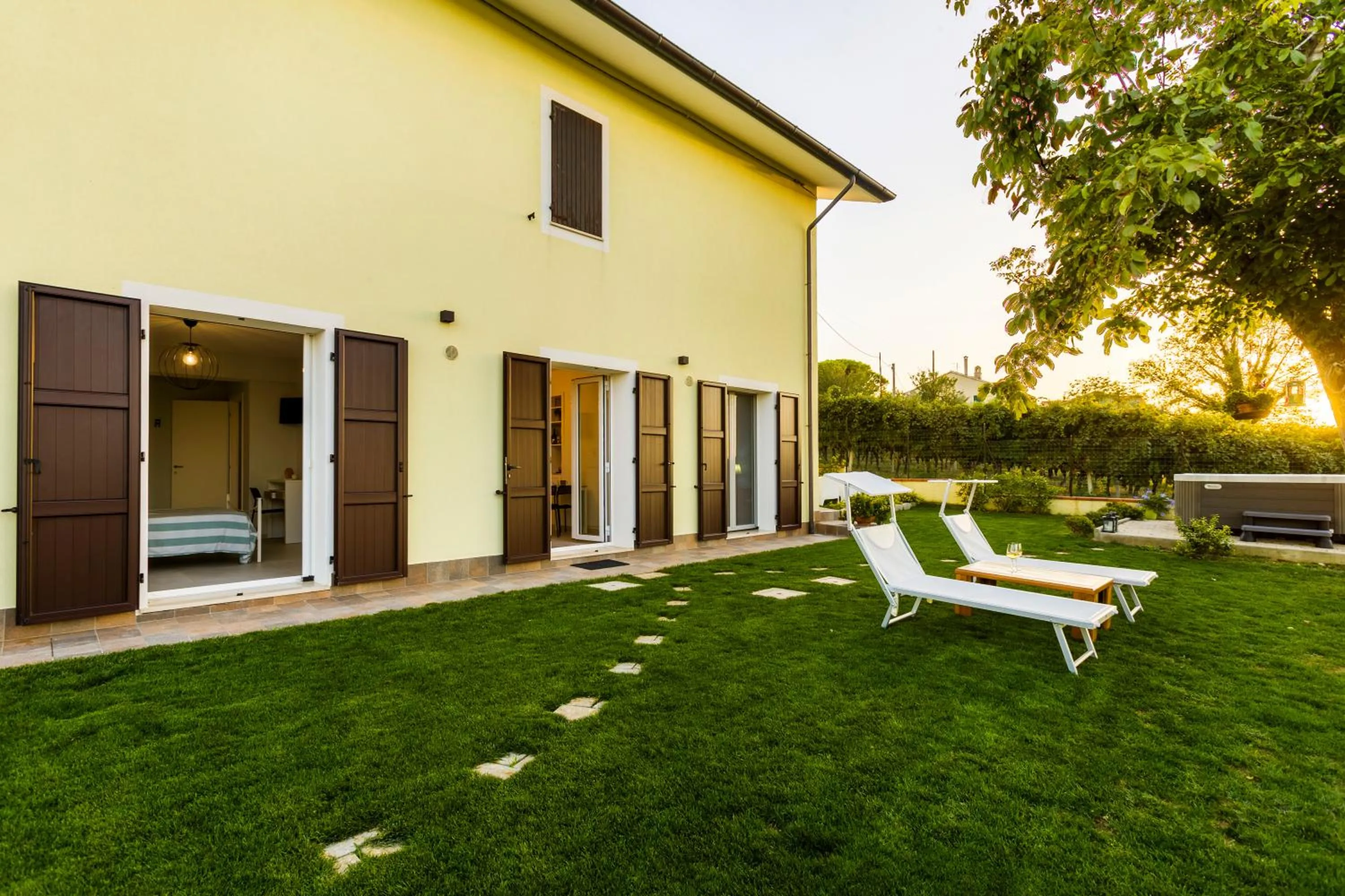 Garden in B&B Al Chicco d'Uva