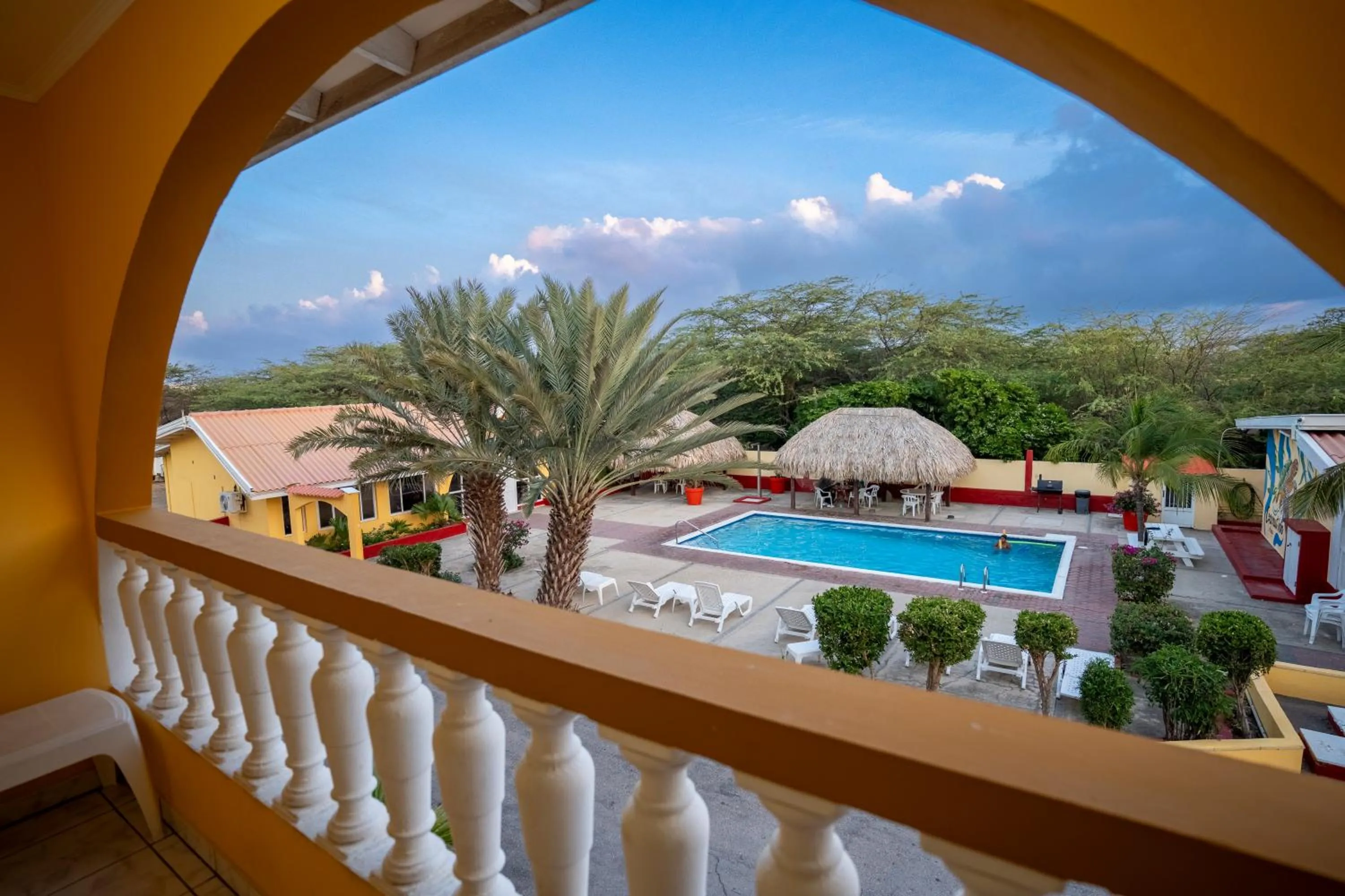 Garden view in Coconut Inn