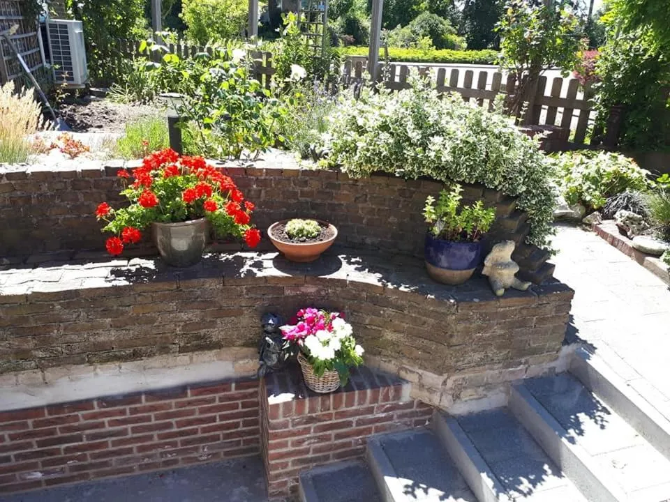 Balcony/Terrace in B&B De Blauwe Tulp