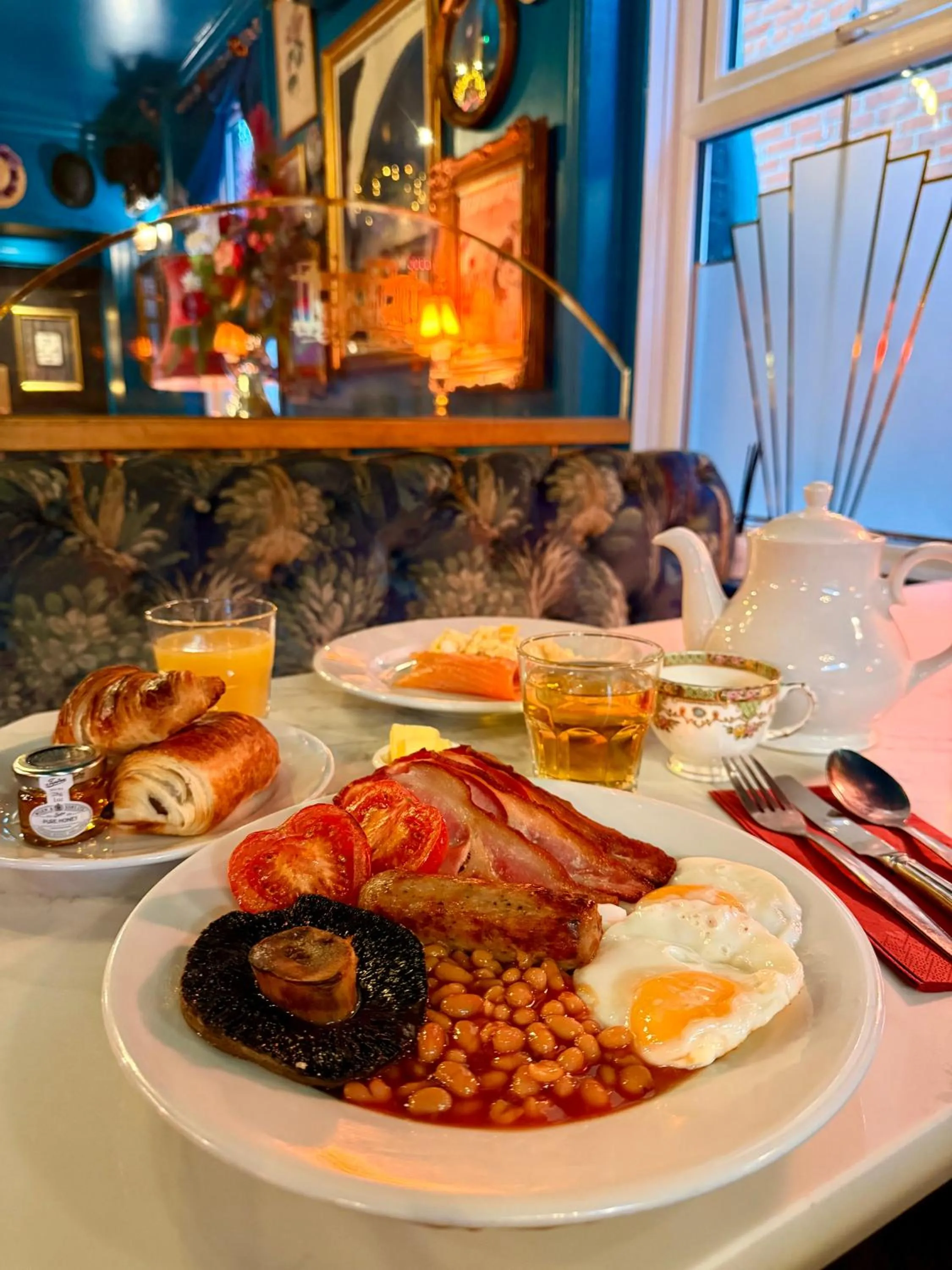 Breakfast in Caboose