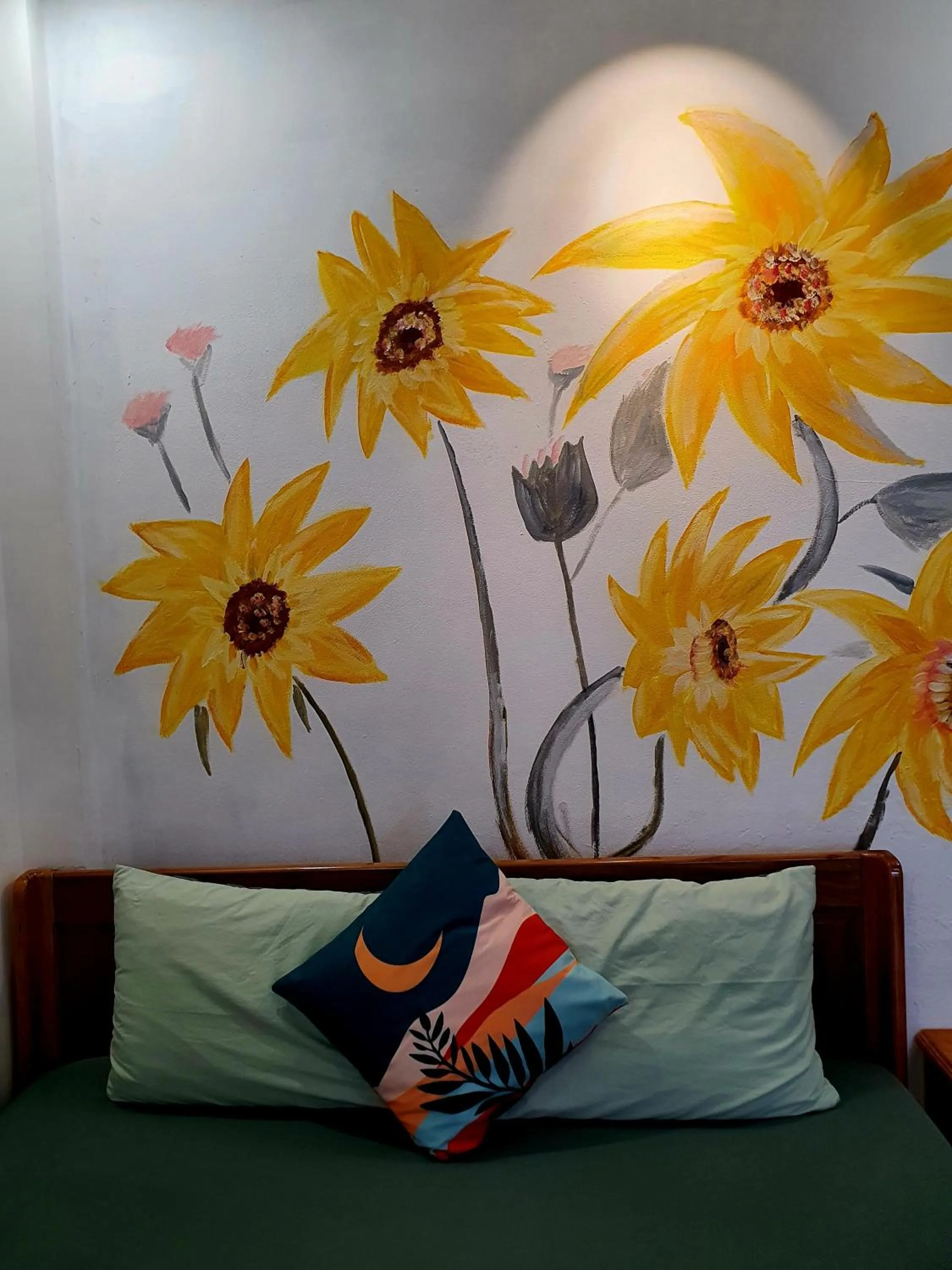 Decorative detail, Bed in Sông Suối Homestay