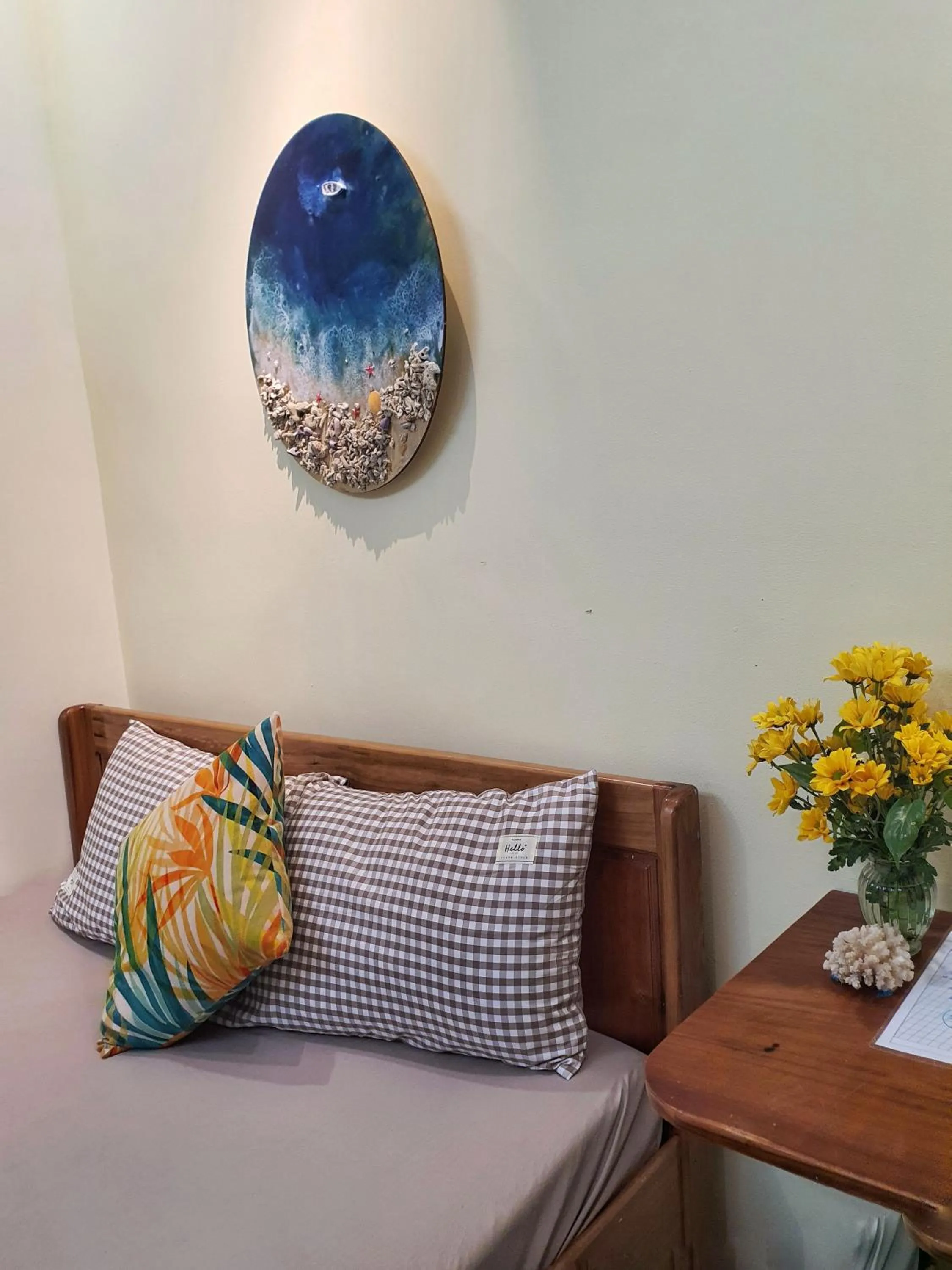 Decorative detail in Sông Suối Homestay