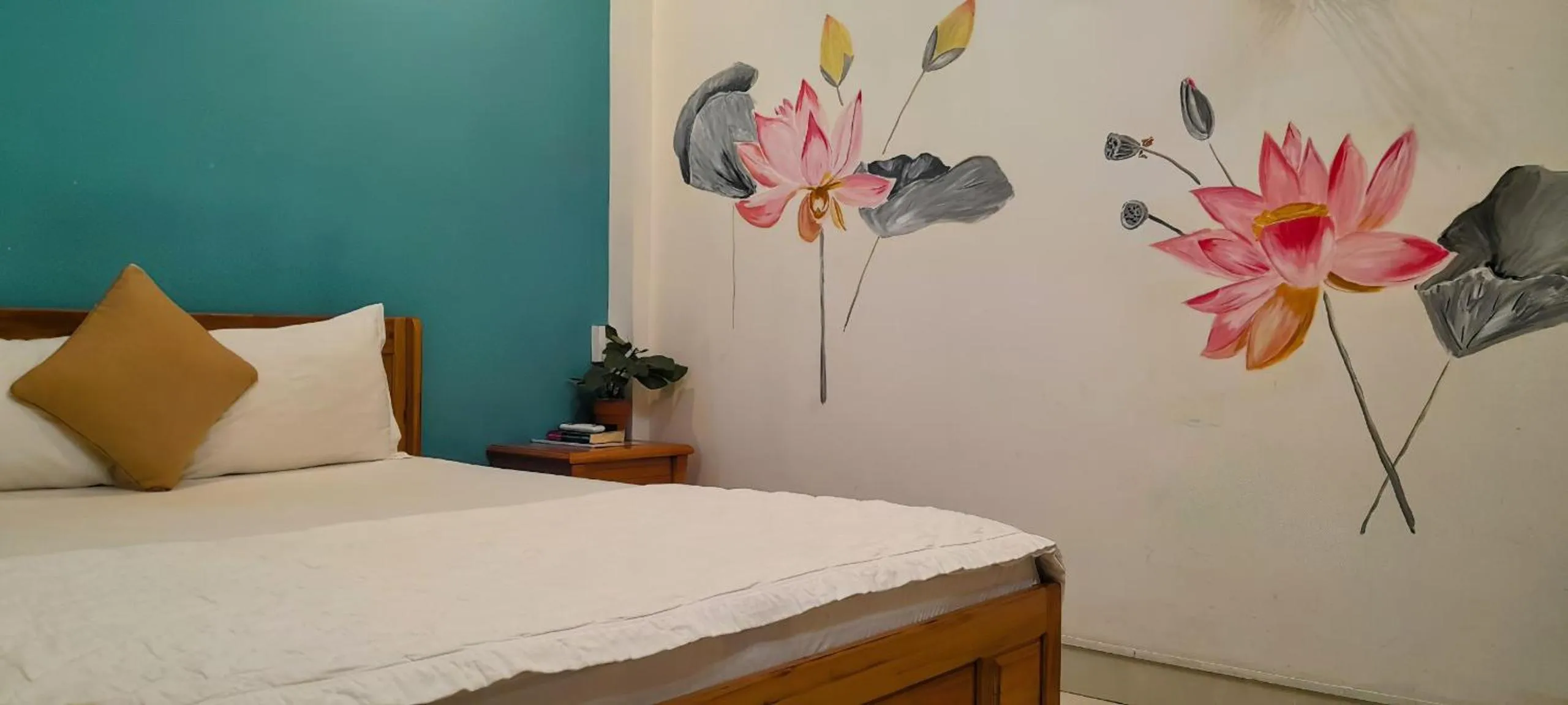 Decorative detail, Bed in Sông Suối Homestay