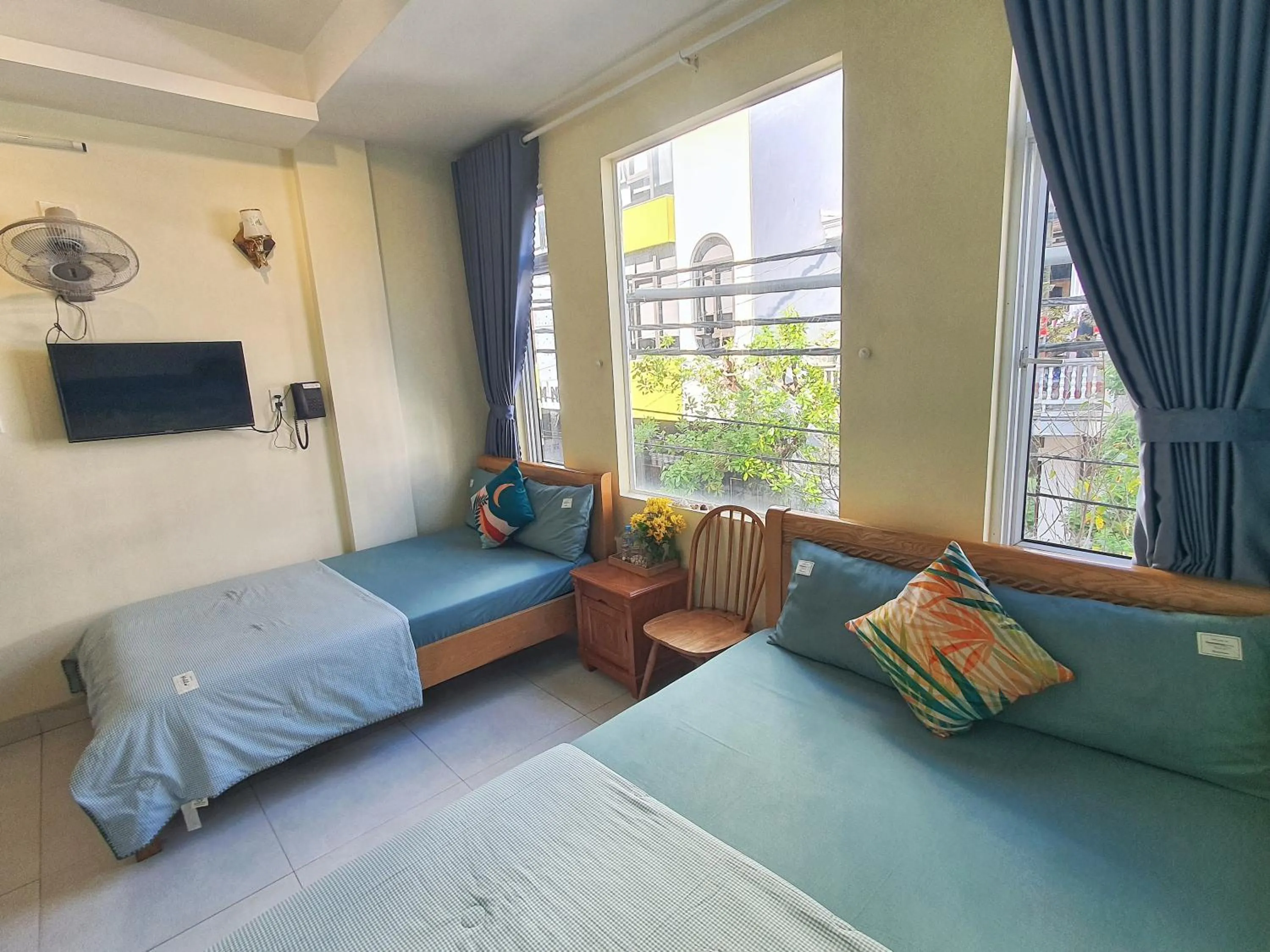 Bed in Sông Suối Homestay