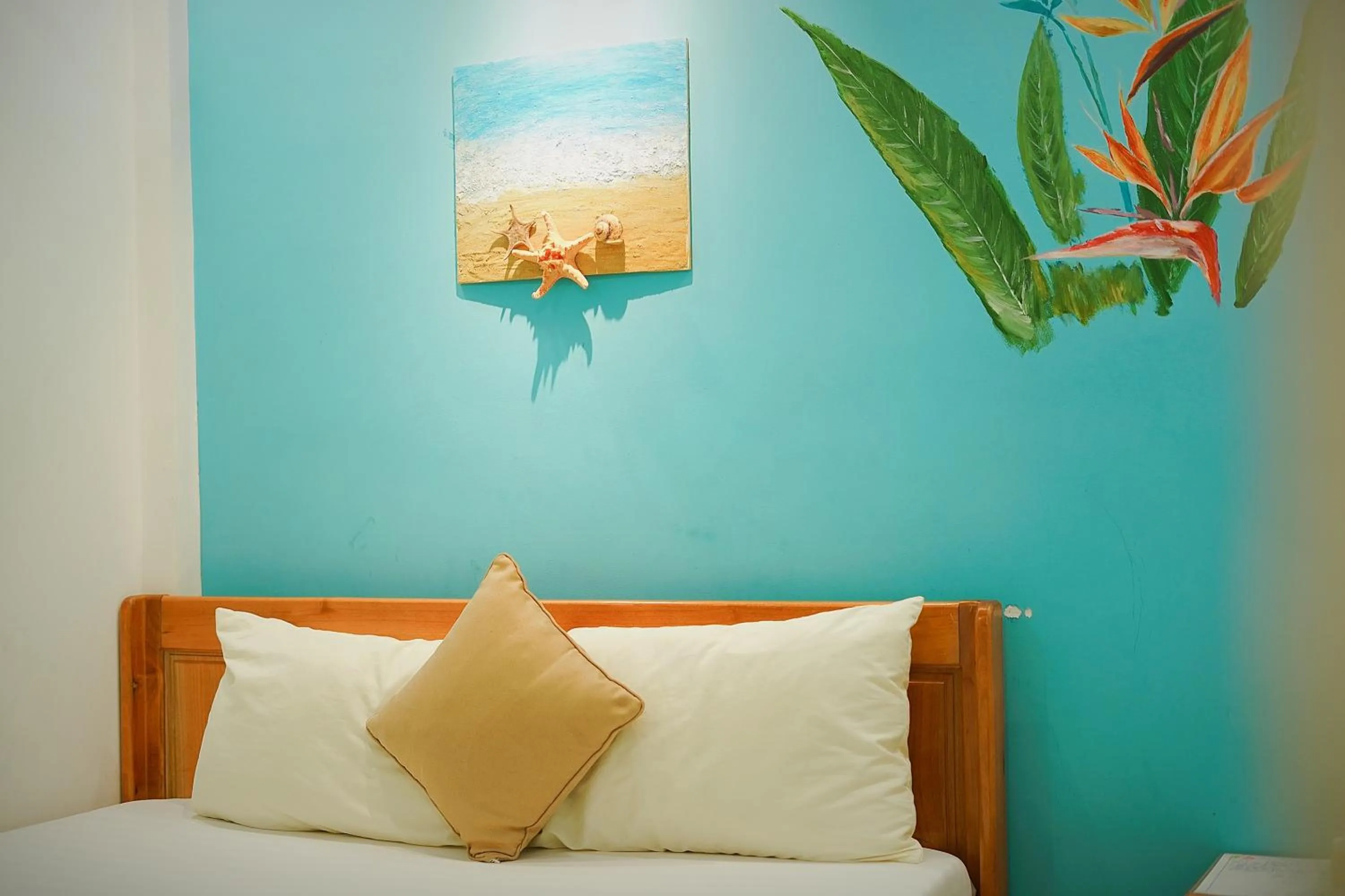 Decorative detail, Bed in Sông Suối Homestay