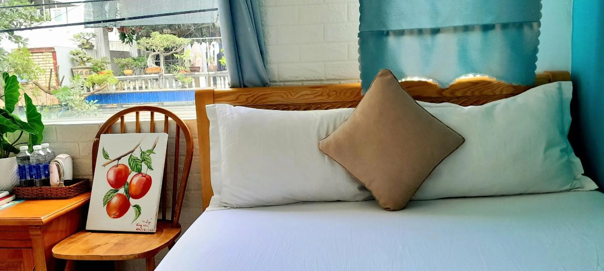 Living room, Bed in Sông Suối Homestay