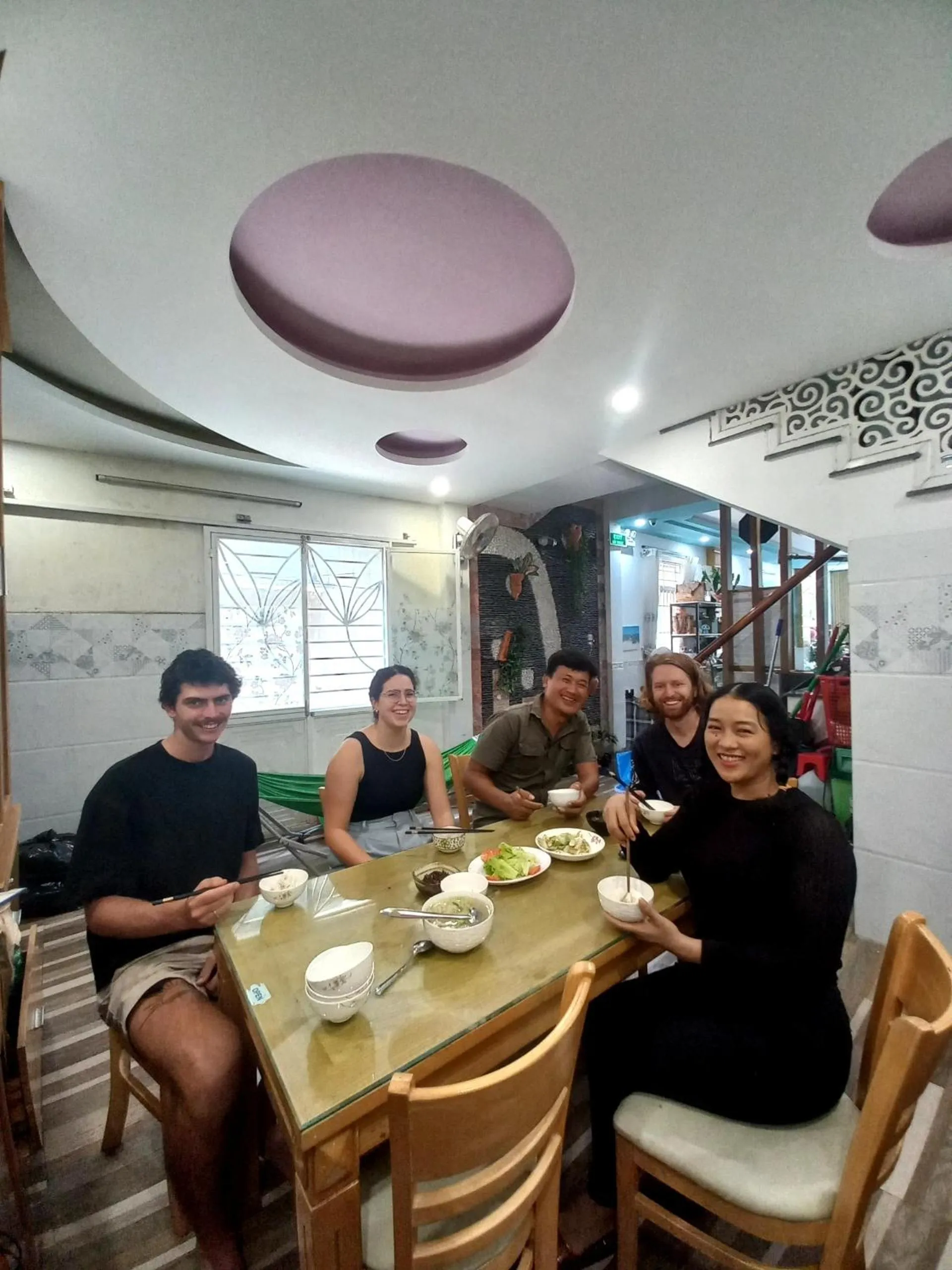 kitchen in Sông Suối Homestay